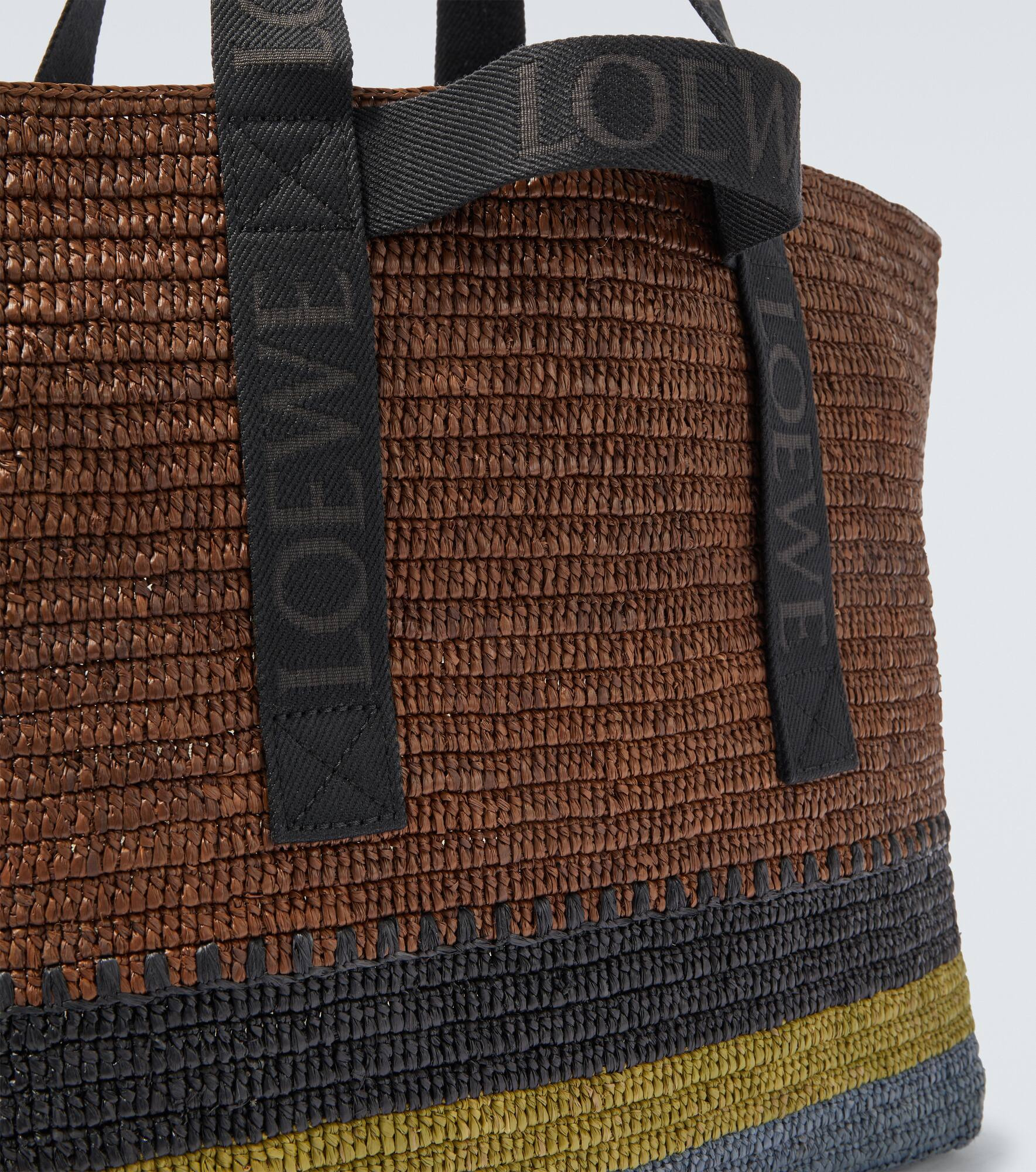 Fold raffia shopper - 6