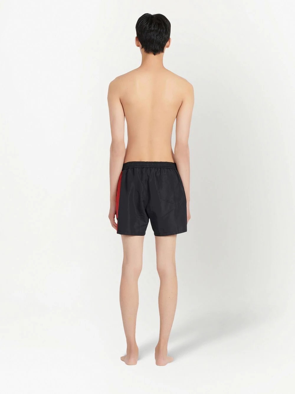 logo drawstring swim shorts - 4