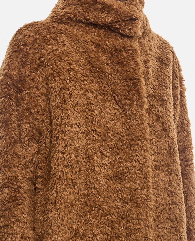 FAUX FUR CURLY COAT - 4