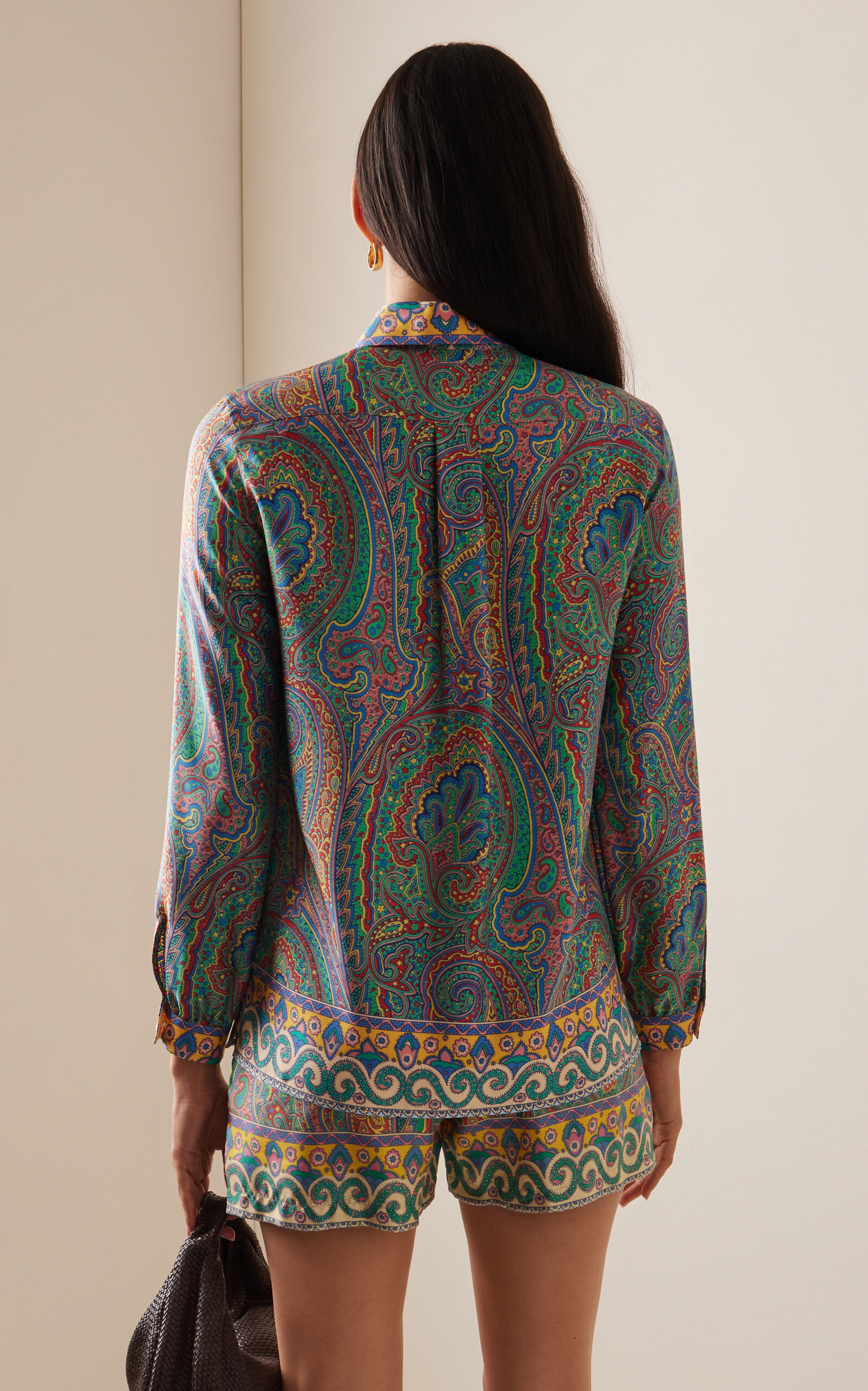 Printed Silk Shirt multi - 4