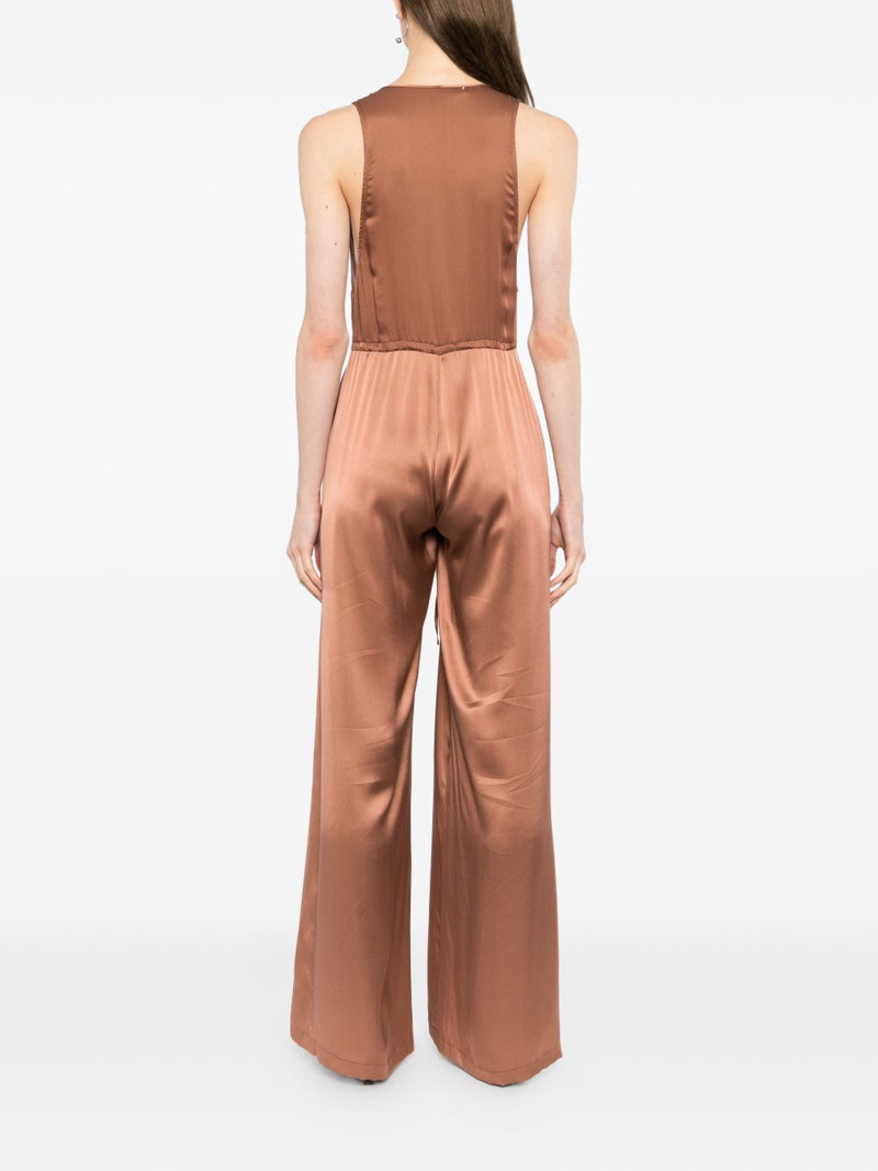 tie-neck plissé jumpsuit 4