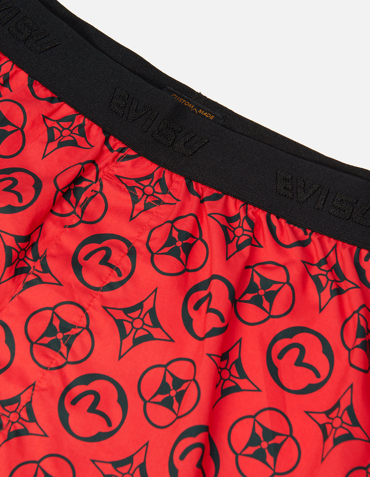 ALLOVER KAMON AND SEAGULL PRINT BOXER SHORTS - 4