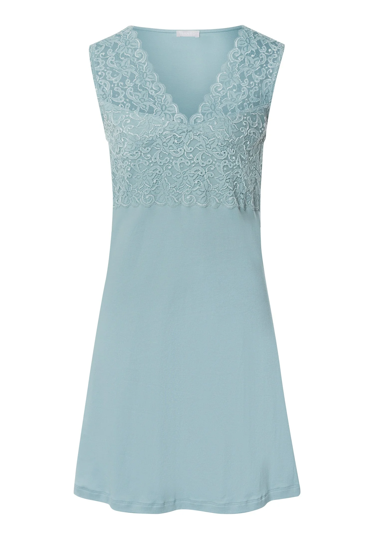 Moments V-Neck Cotton Tank Nightgown - 1