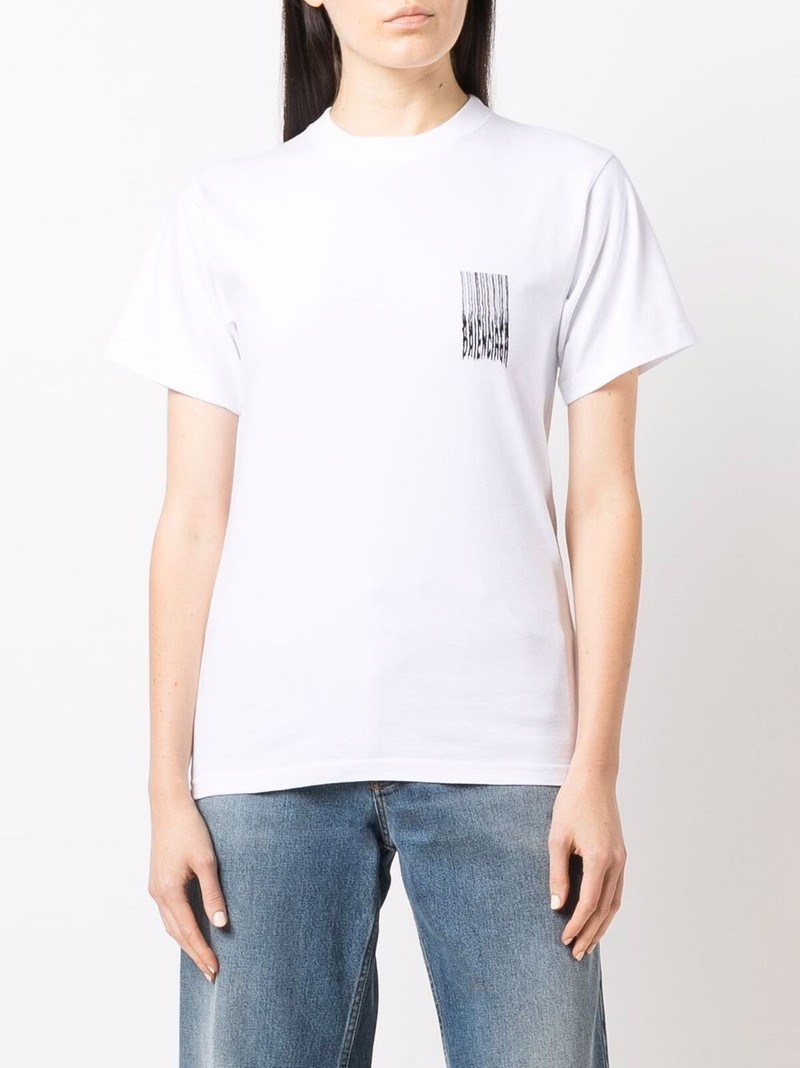 barcode-print T-shirt 3