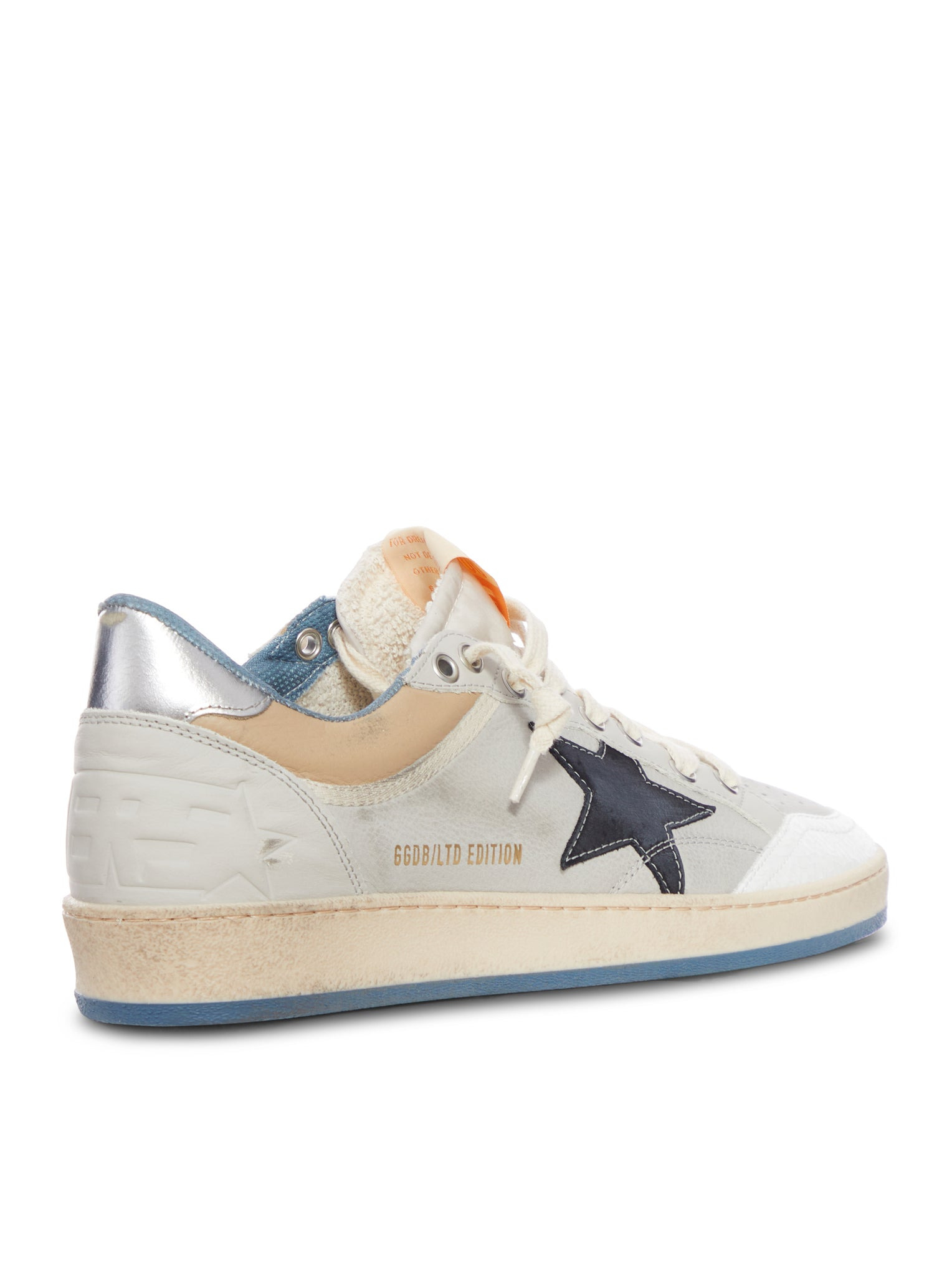 BALLSTAR SNEAKERS IN LEATHER AND RE-NYLON - 3