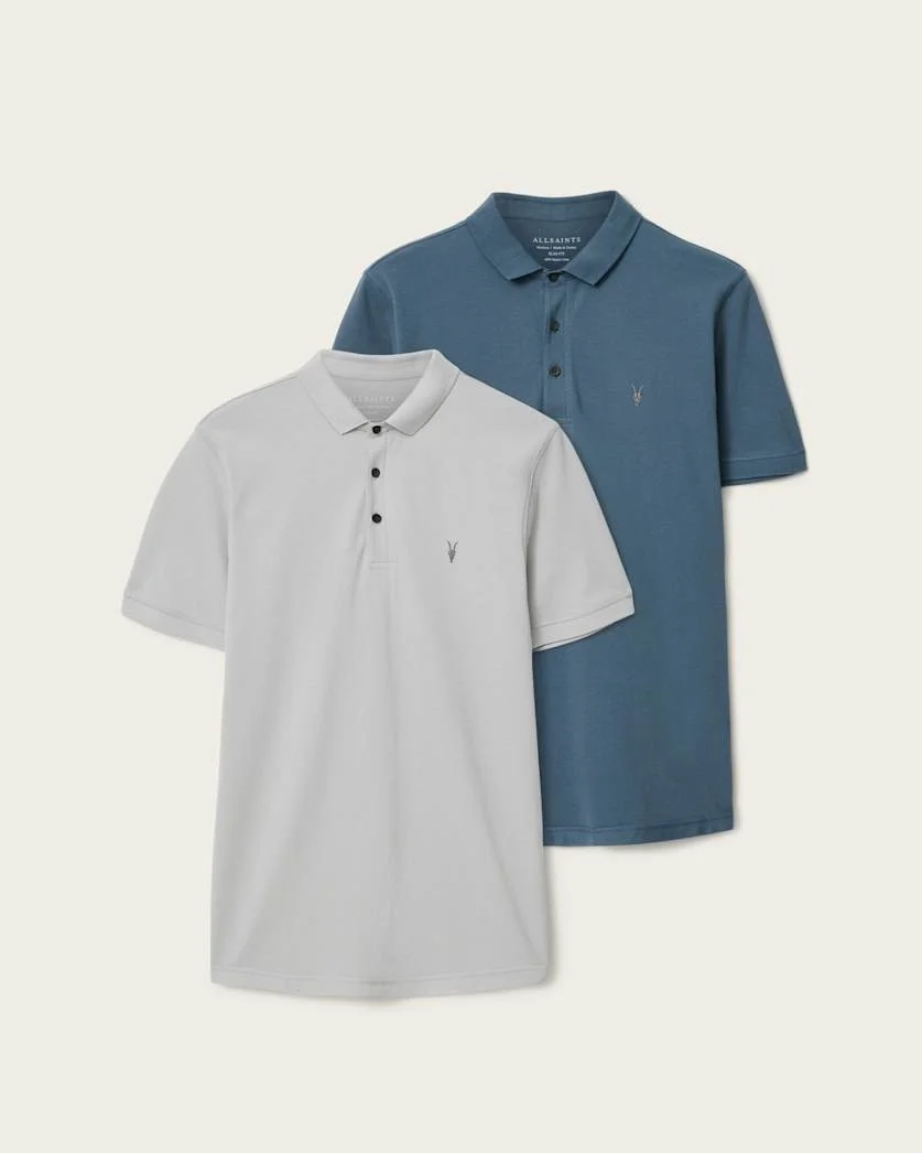 REFORM SHORT SLEEVE POLO SHIRTS 2 PACK - 1