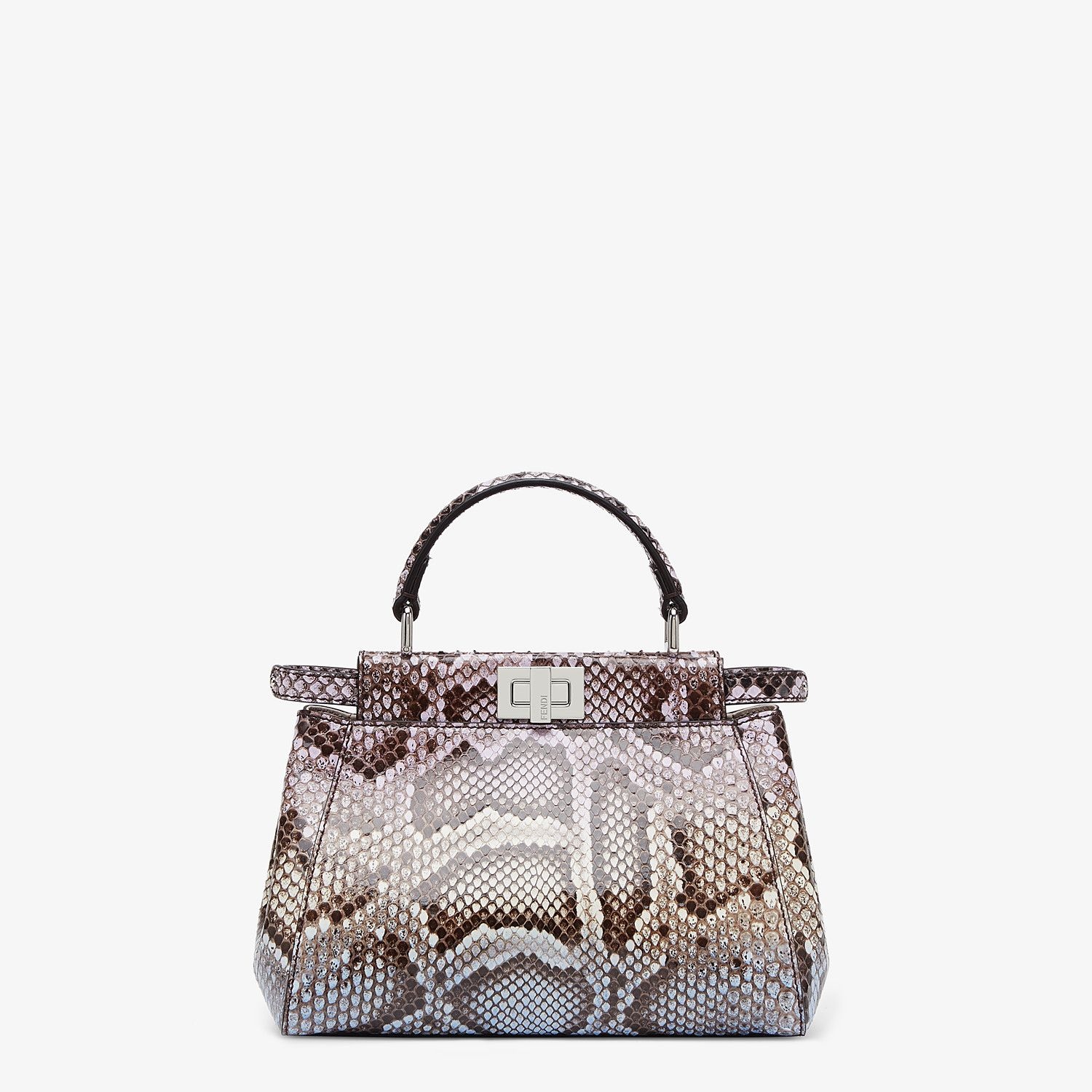 Python leather bag with graduated colors - 1