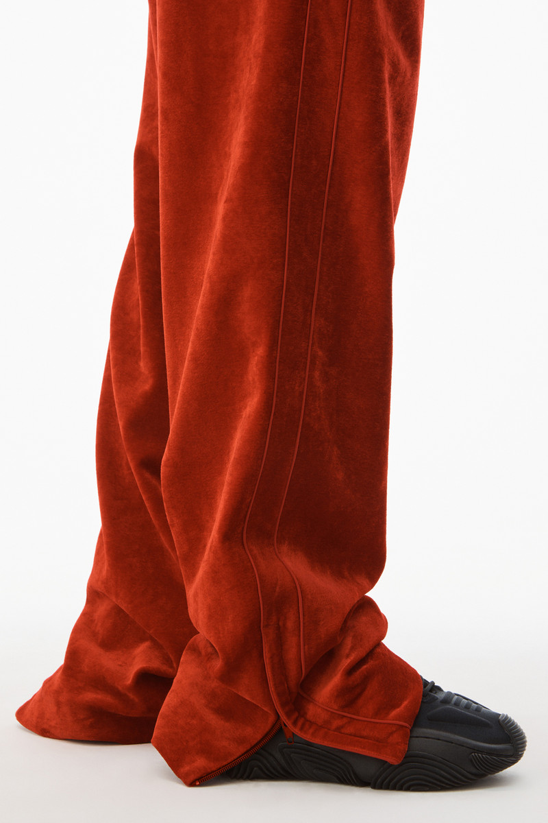 TRACK PANT IN CRUSHED VELOUR 6