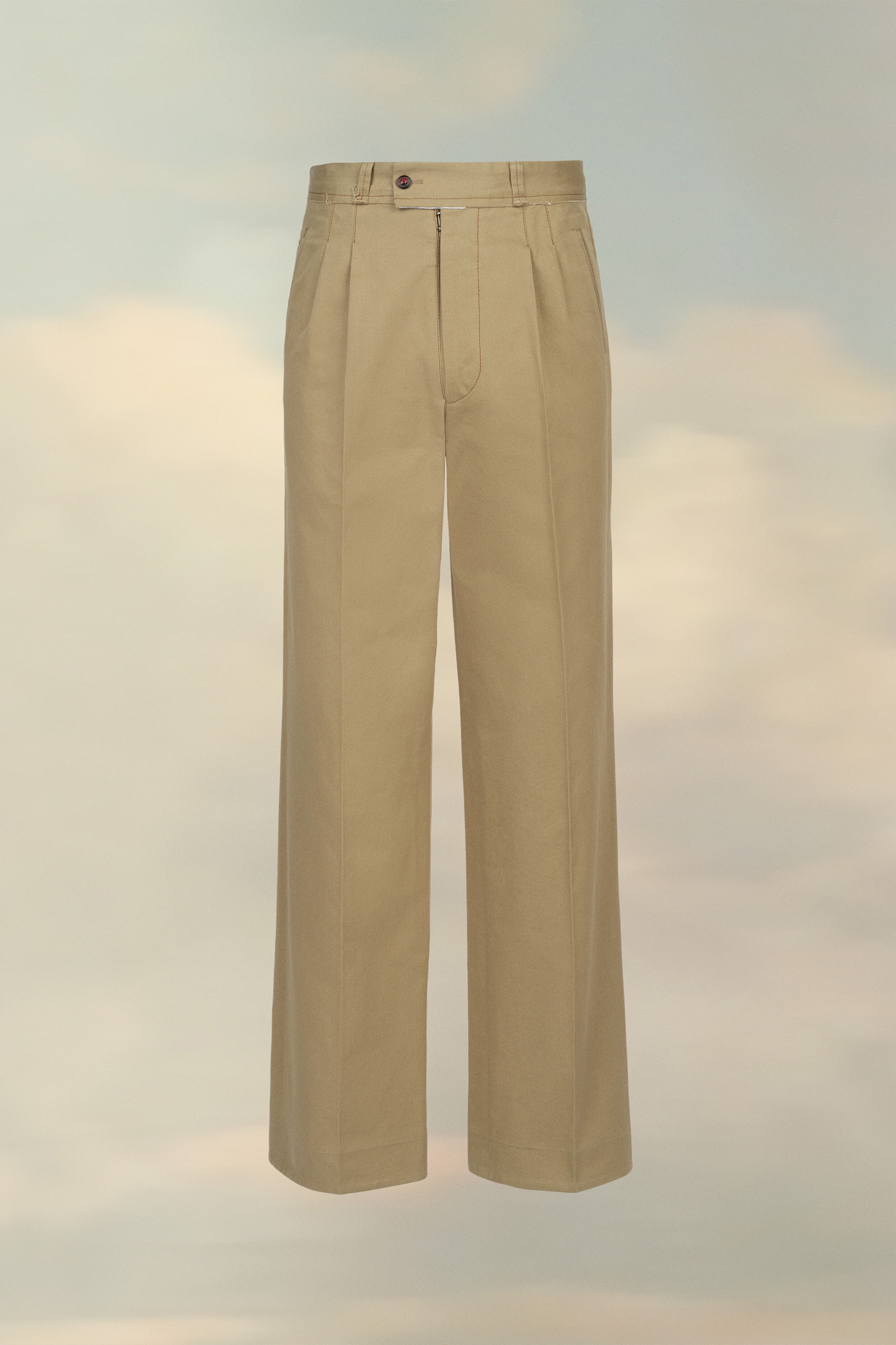 Cotton Gabardine Trousers - 2