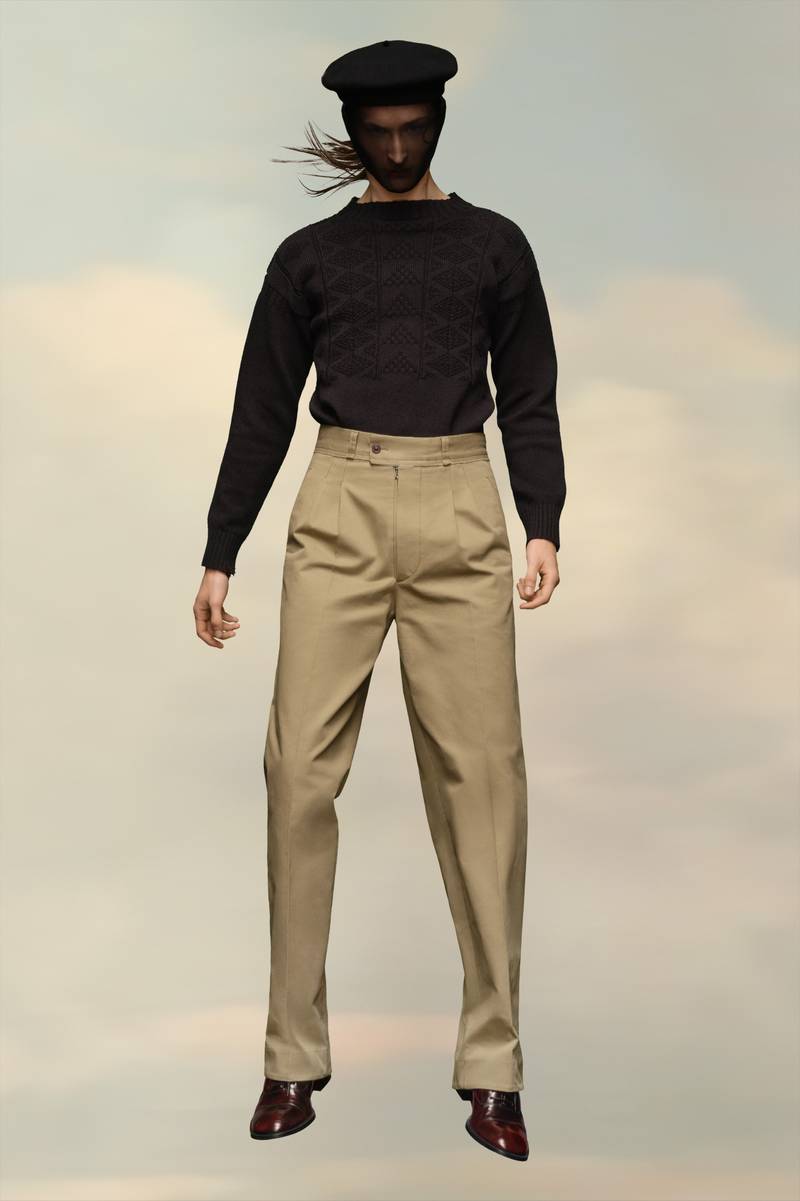 Maison Margiela Cotton Gabardine Trousers outlook