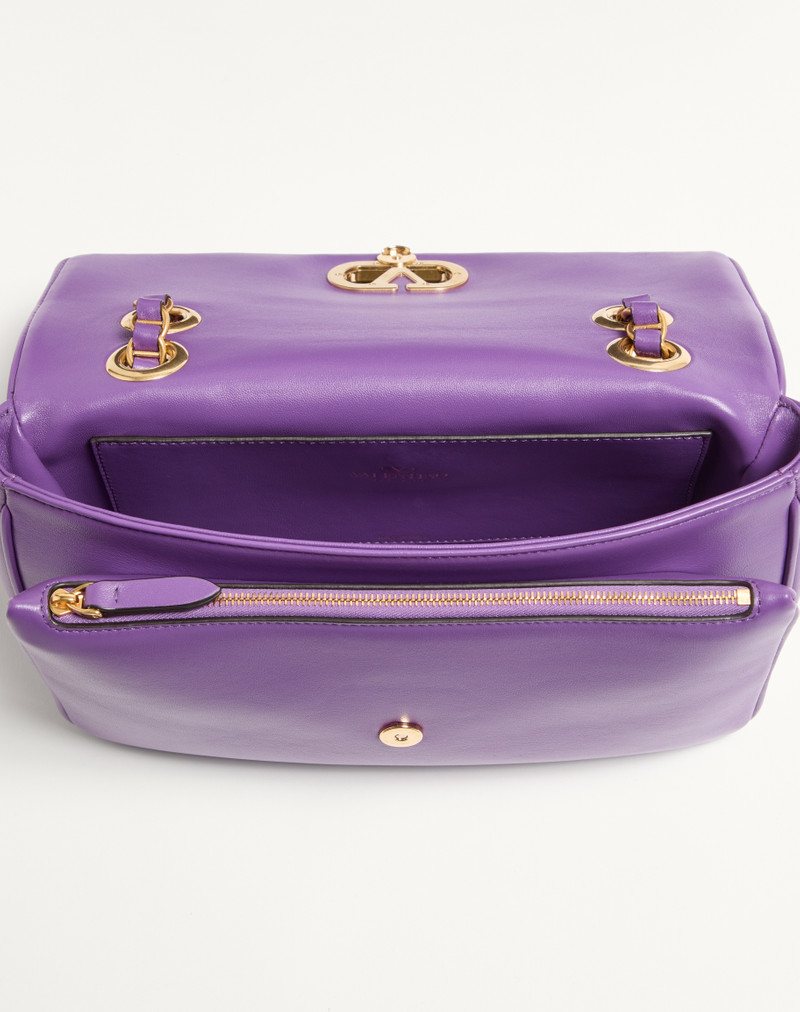 Valentino VALENTINO GARAVANI DJUNA MEDIUM CHAIN BAG IN NAPPA LEATHER outlook