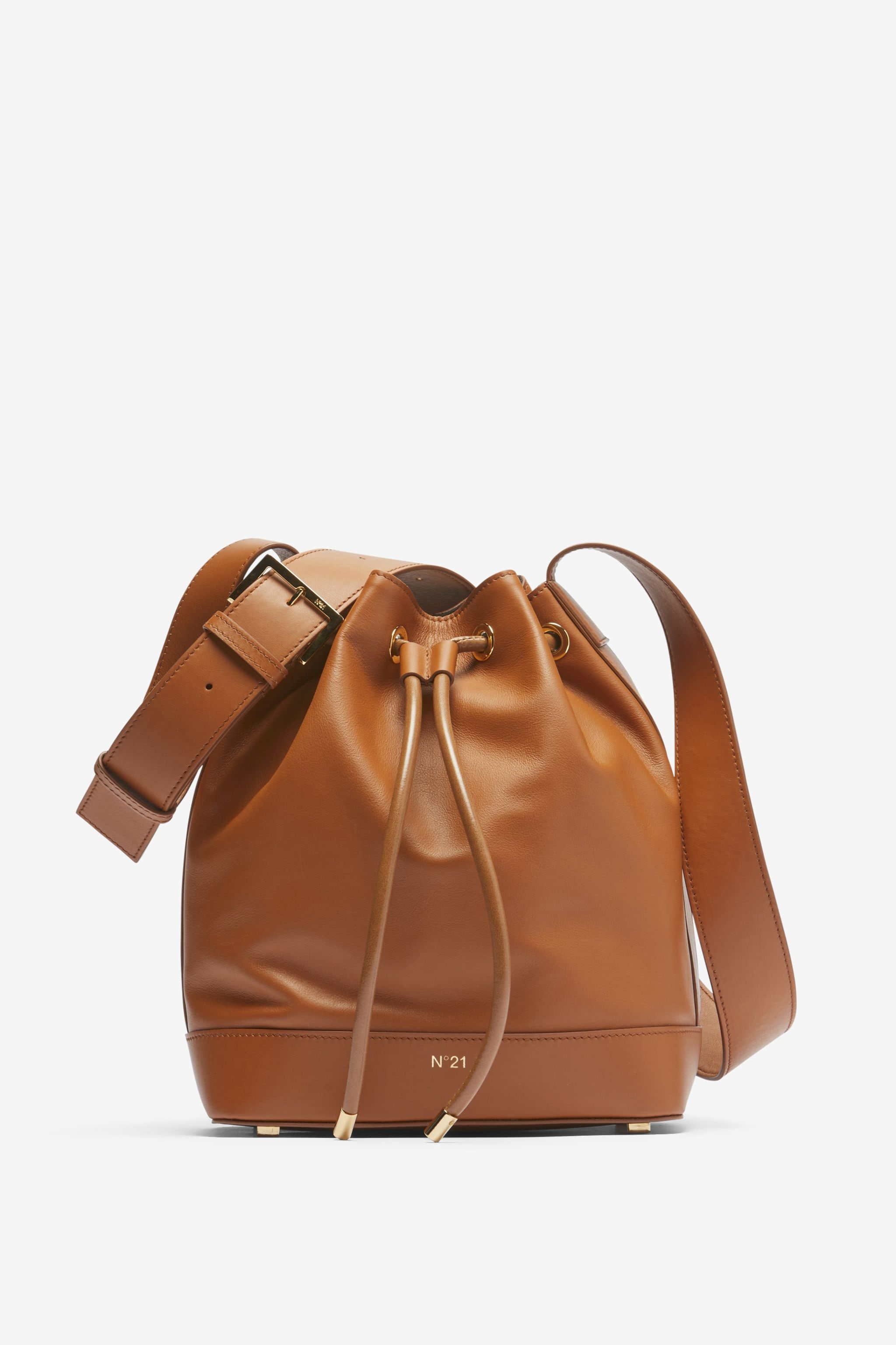 LEATHER BUCKET BAG - 1