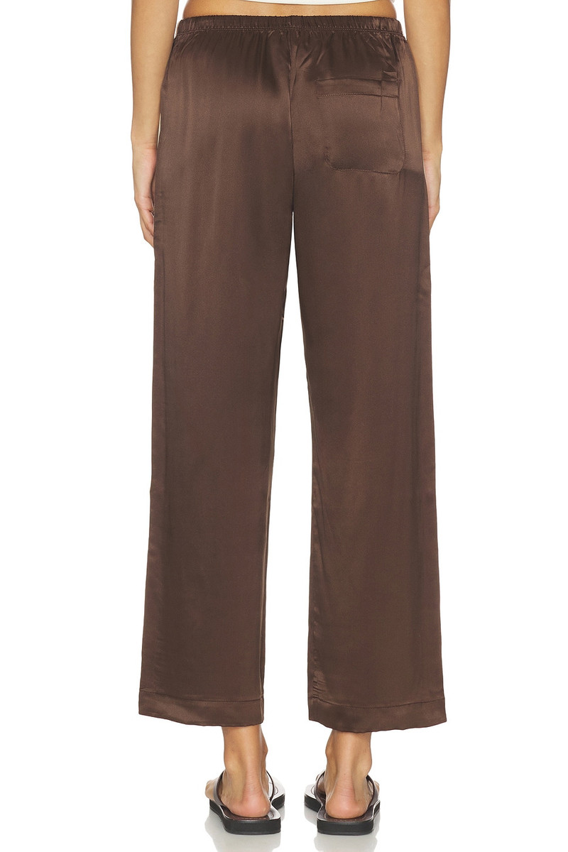 The Silk Stripe Crop Pant 4