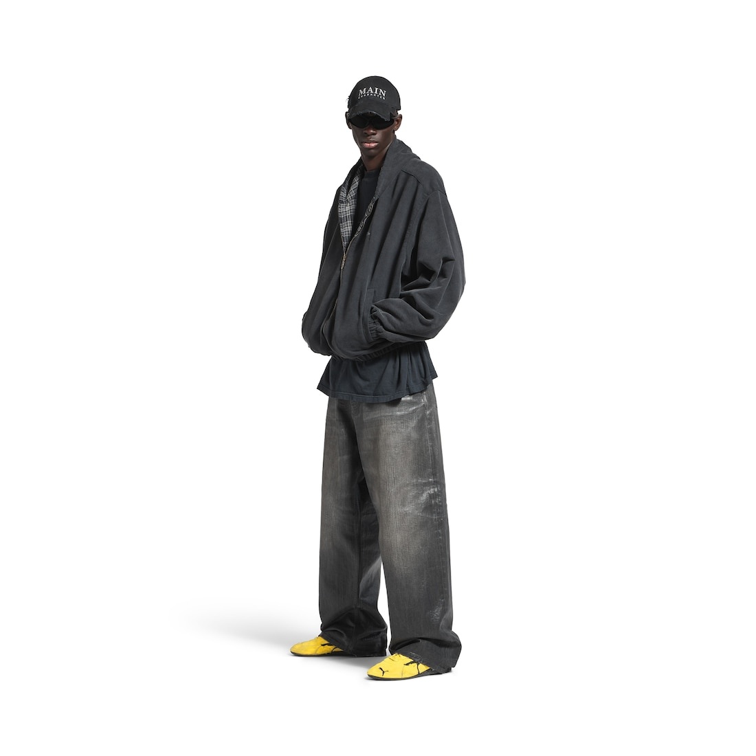 Speedcat Suede Balenciaga in Yellow/black - 8