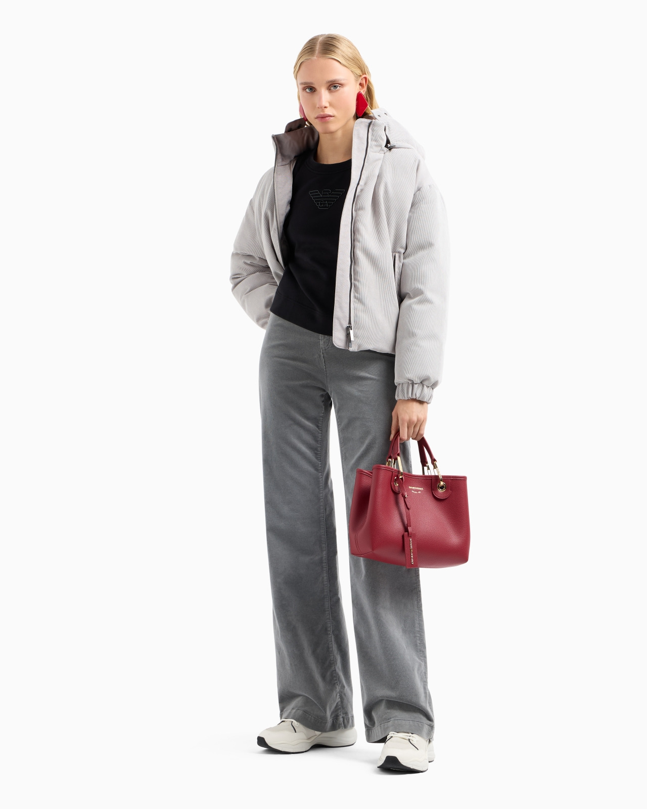 ASV organic French terry sweatshirt with shiny rubberised eagle - 4