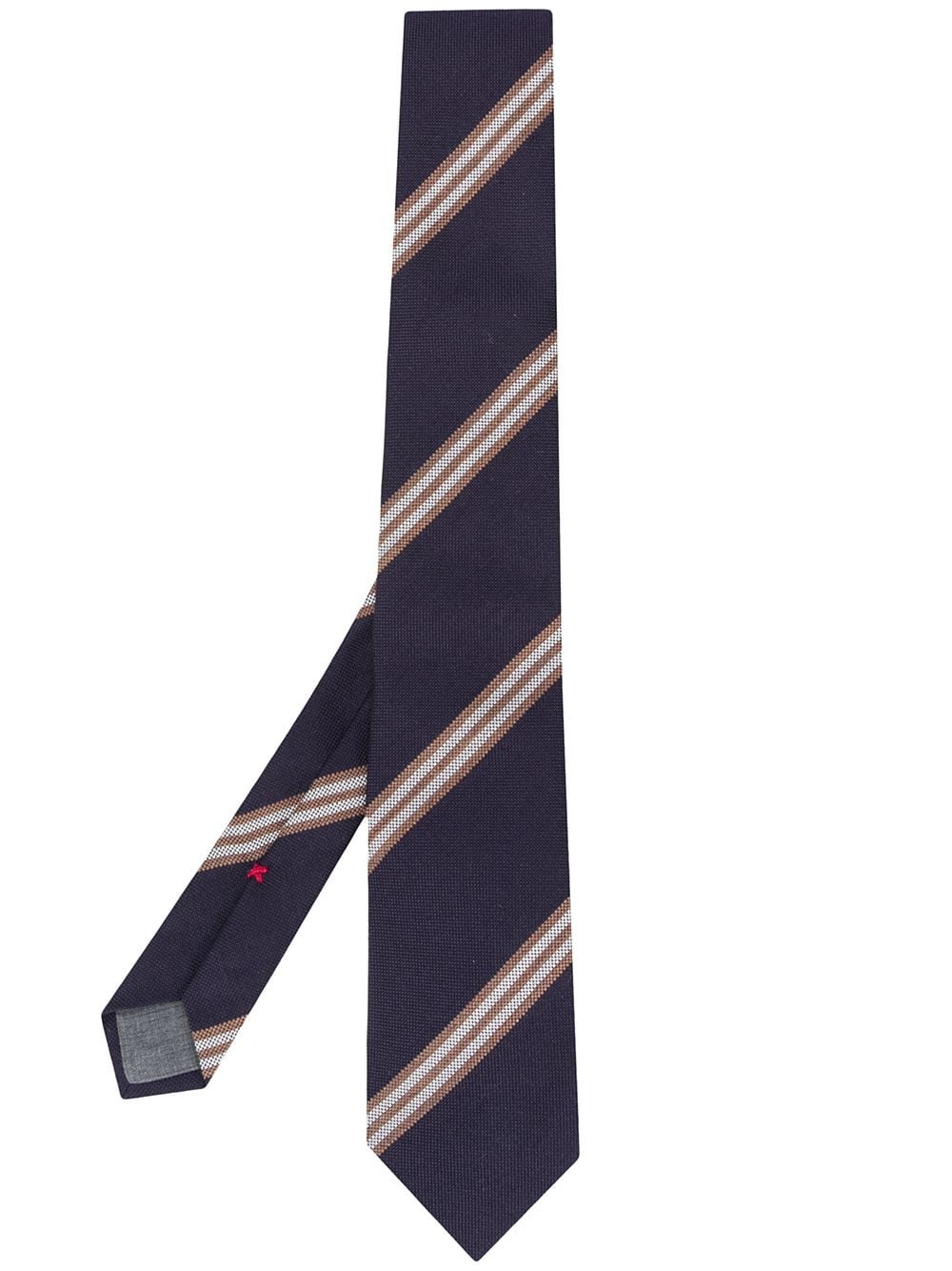 diagonal striped tie - 1