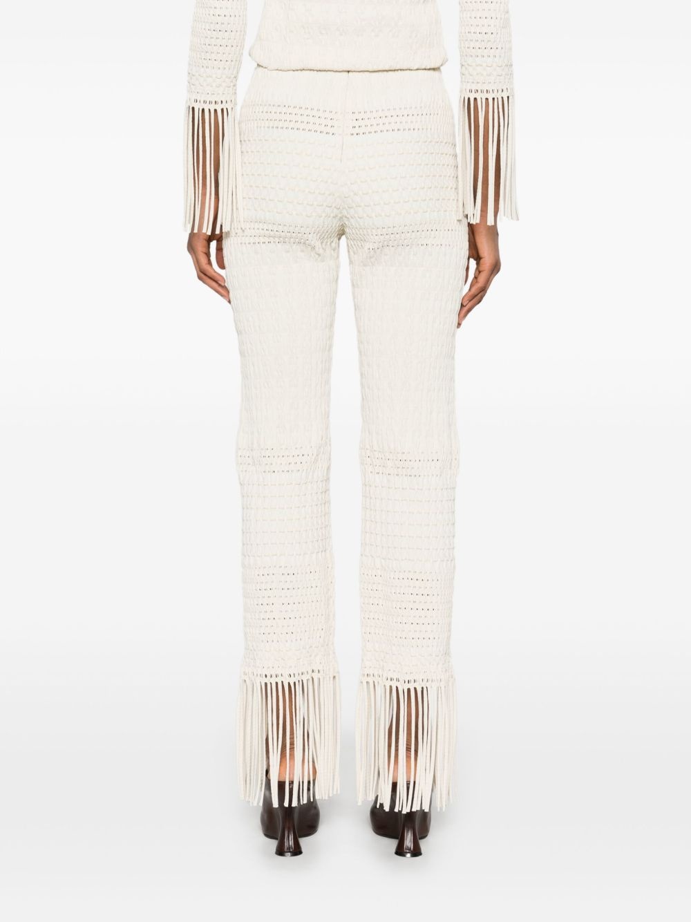 textured trousers - 4