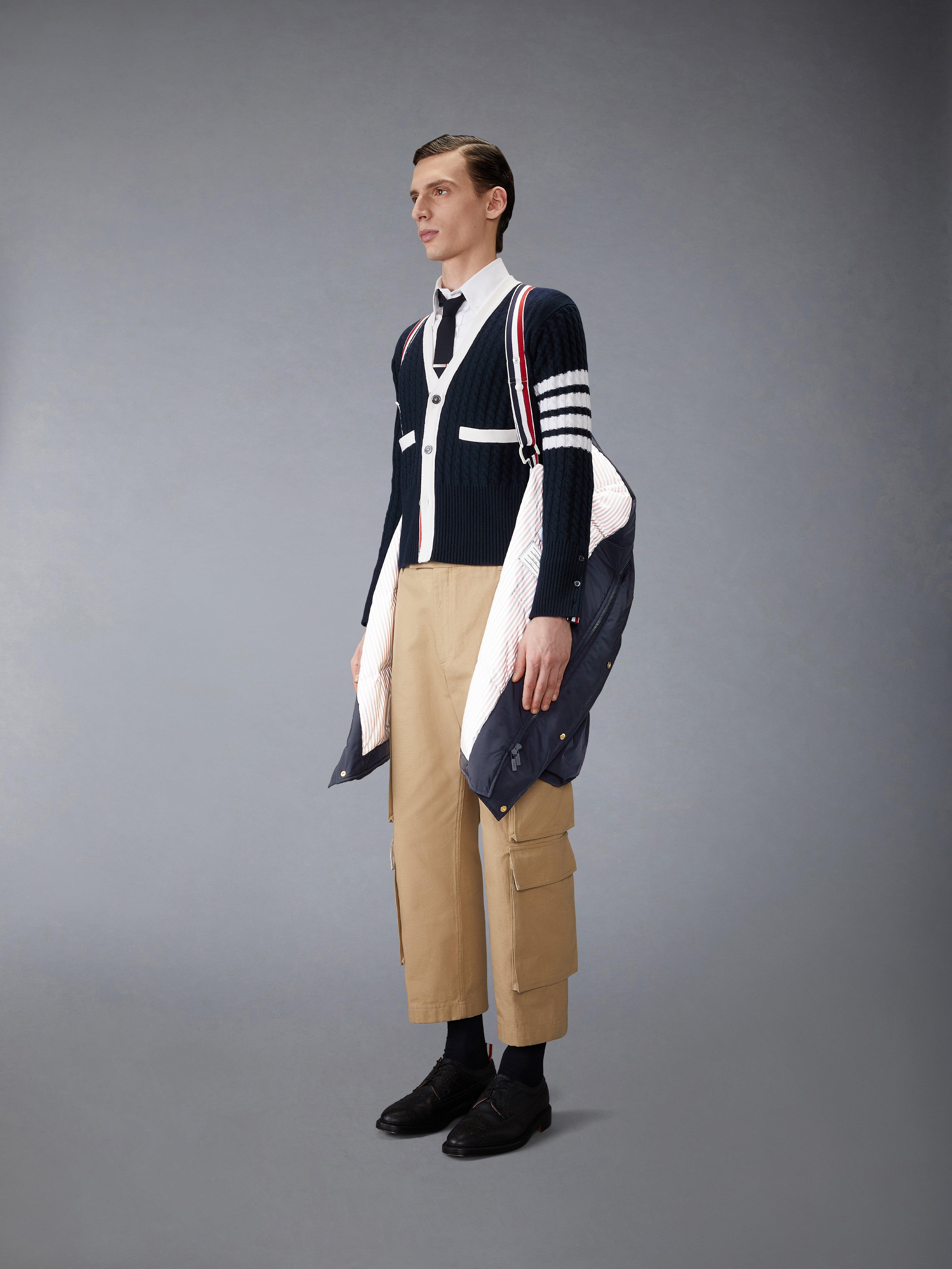 POLY TWILL 4-BAR DOWN FILLED PARKA - 5