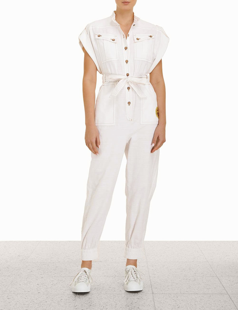 Zimmermann TIGGY SHORT SLEEVE JUMPSUIT outlook