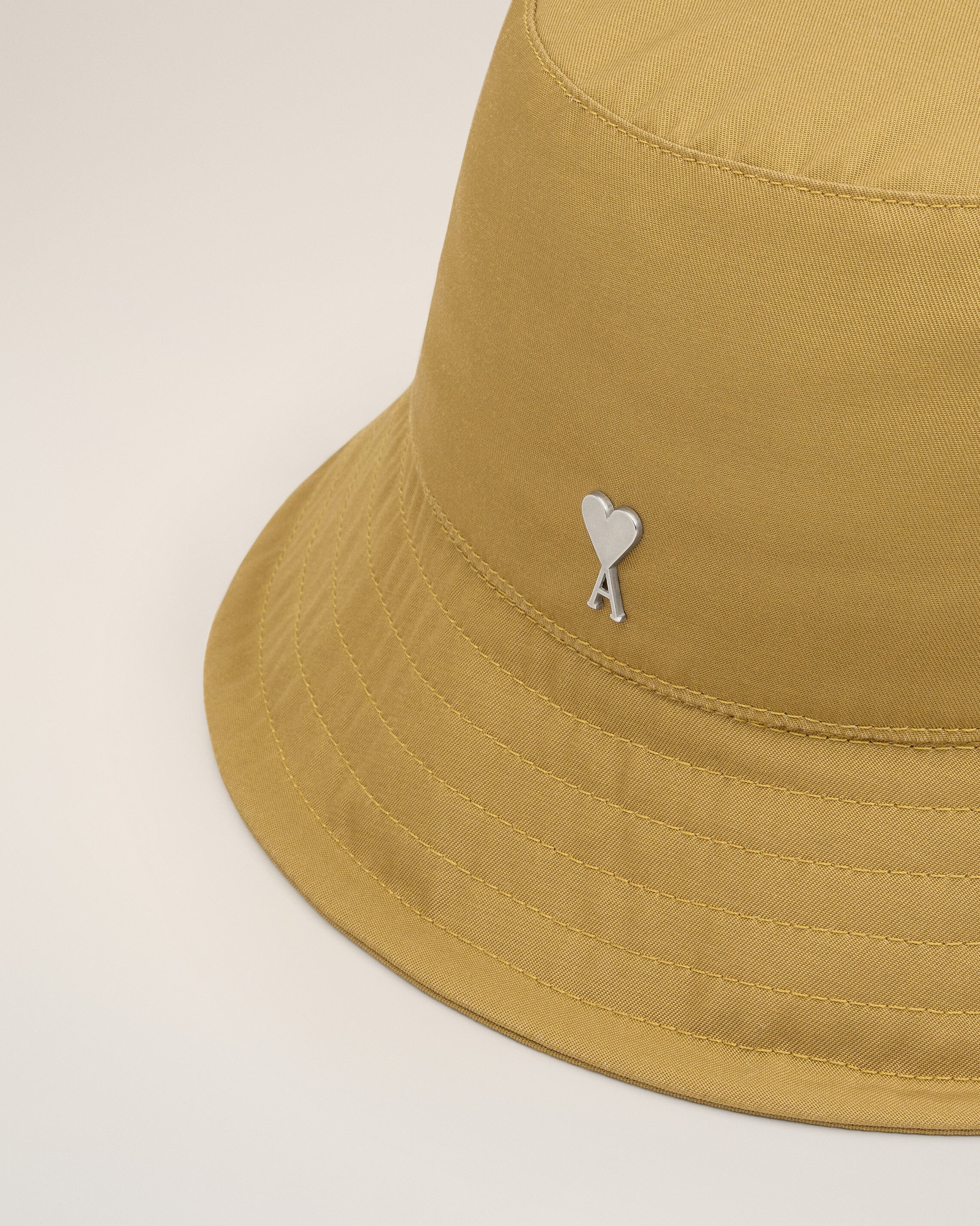 MUSTARD TWILL AMI DE COEUR STUD BUCKET HAT - 3