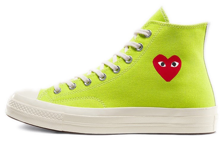 Converse x COMME des GARCONS PLAY Chuck 70 High 'Bright Green' 168299C - 2