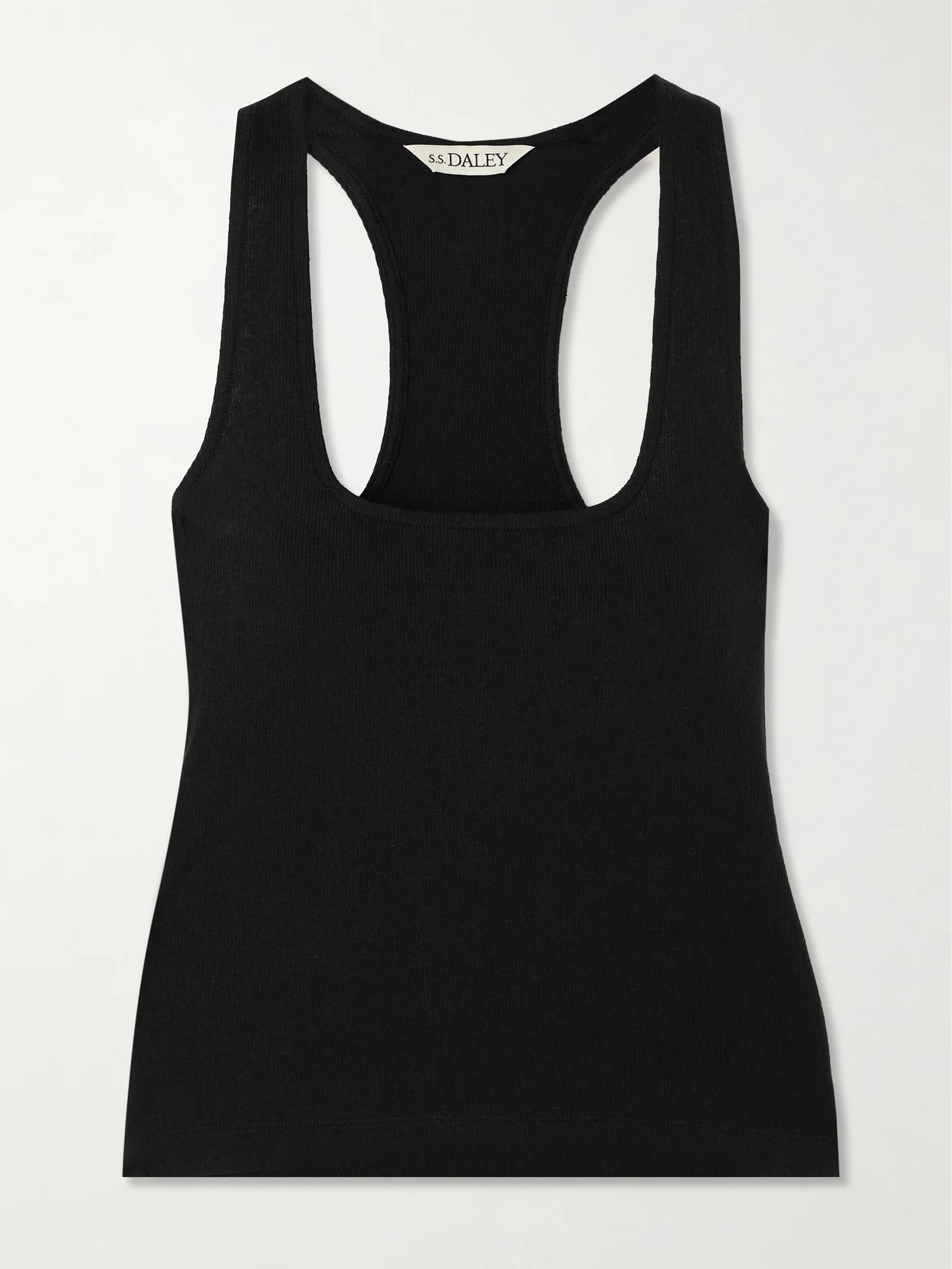 Amelia Ribbed Lyocell-blend Tank - 1