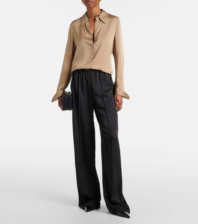 Vince Silk-blend satin shirt outlook