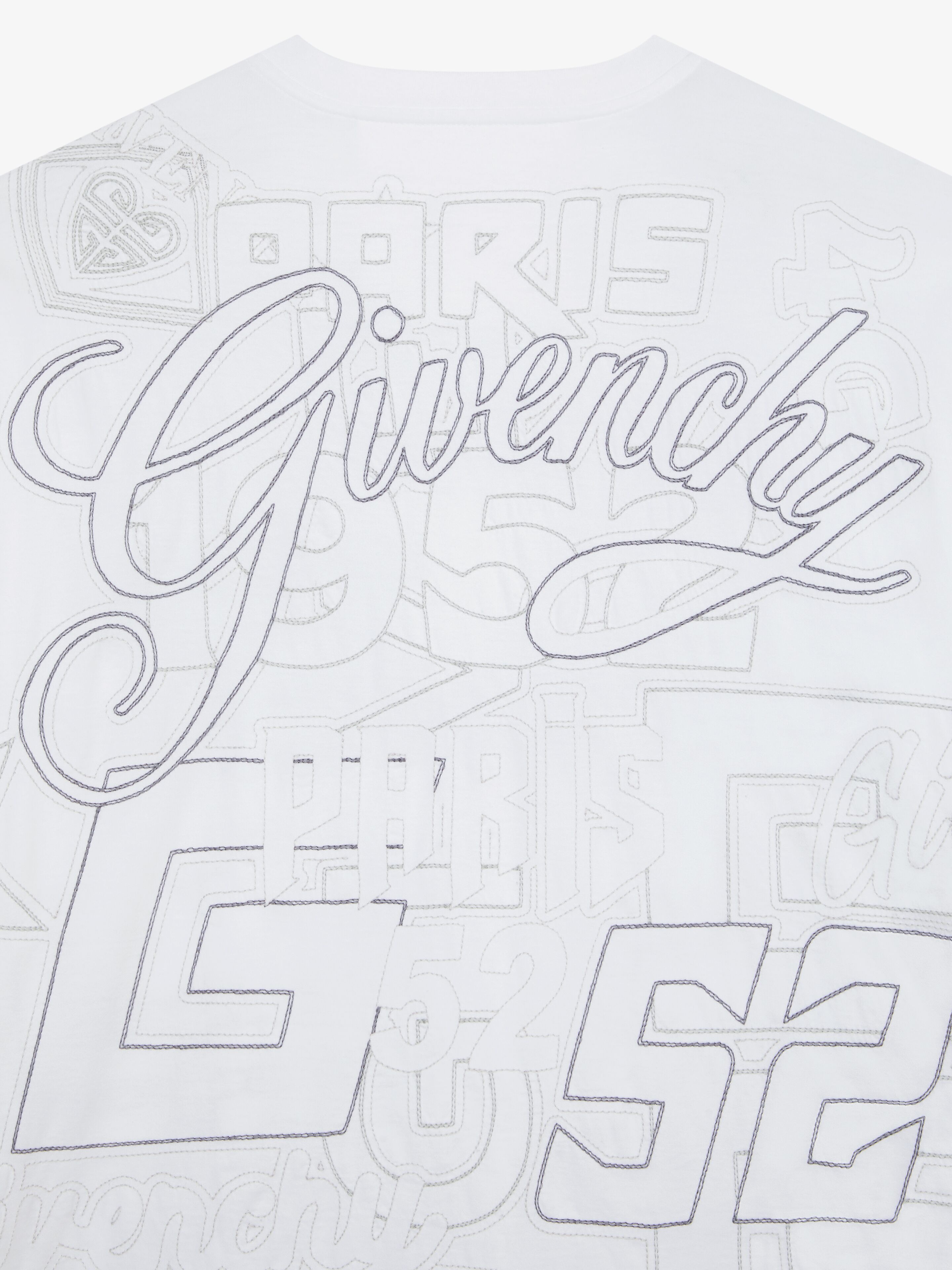 OVERSIZED T-SHIRT IN COTTON WITH GIVENCHY LOGO - 7