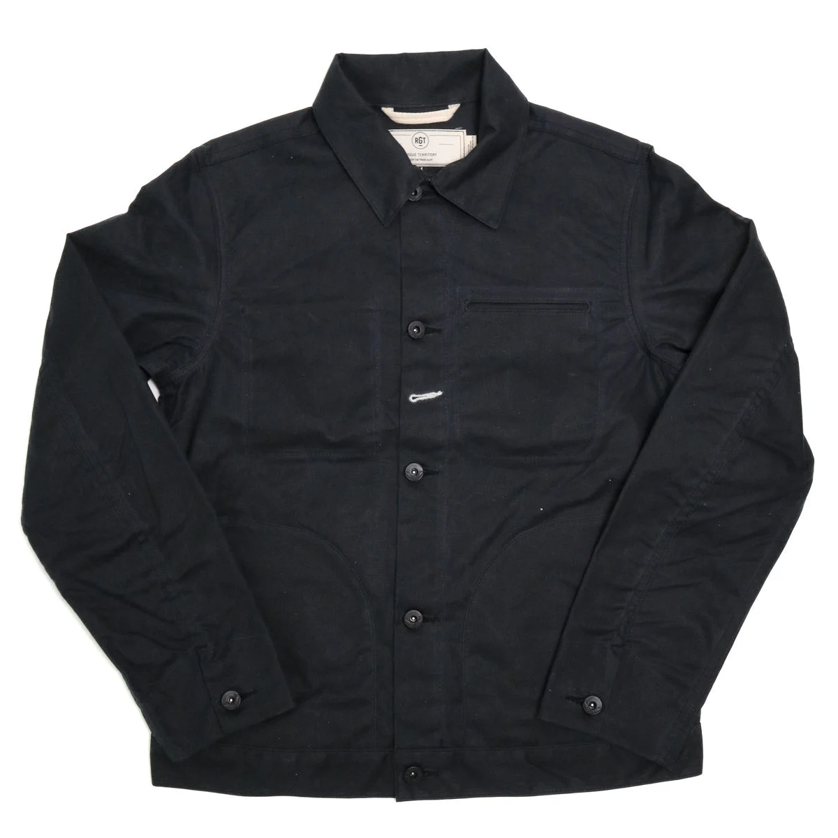 Ridgeline Supply Jacket Black Waxed Canvas - 1