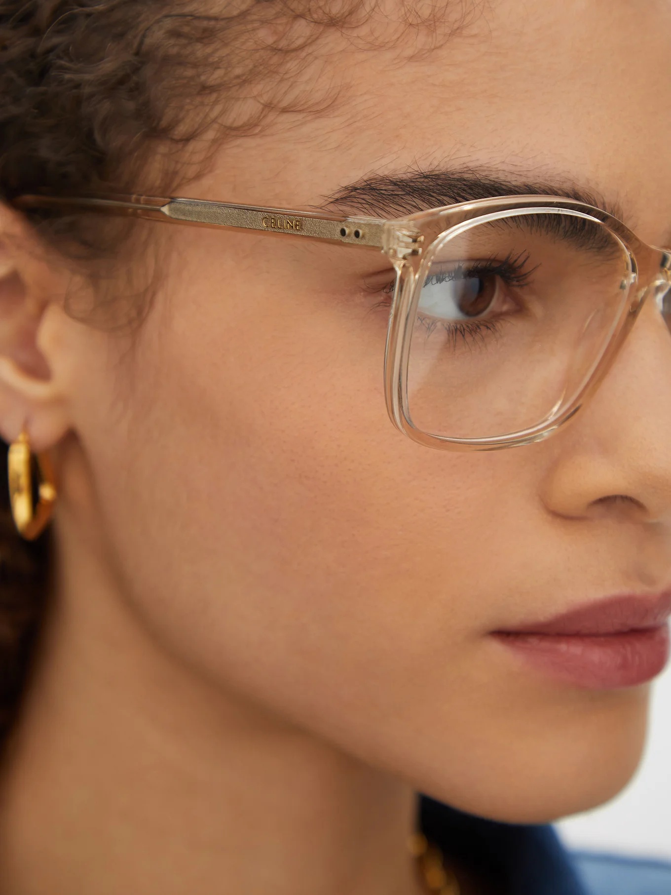 Oversized square acetate glasses - 3