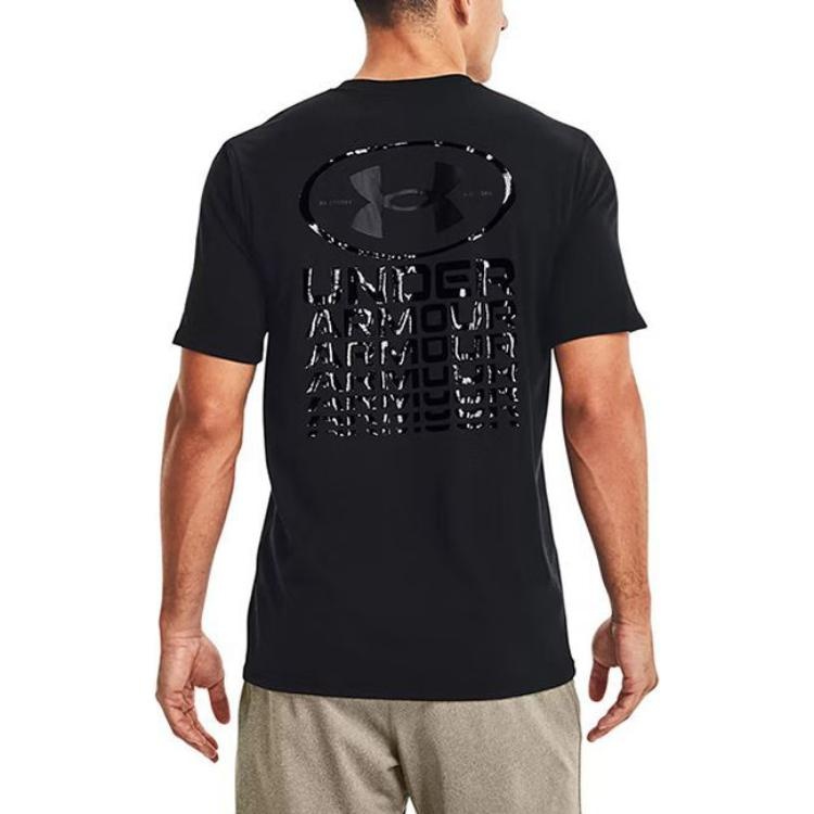 Under Armour Repeat Graphics T-shirt 'Black' 1371264-001 - 4