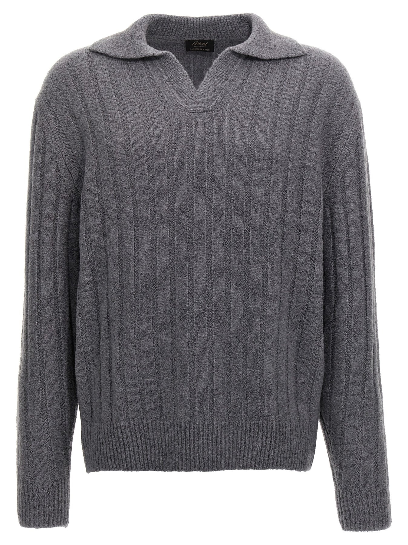 Polo Sweater Sweater, Cardigans Gray - 1