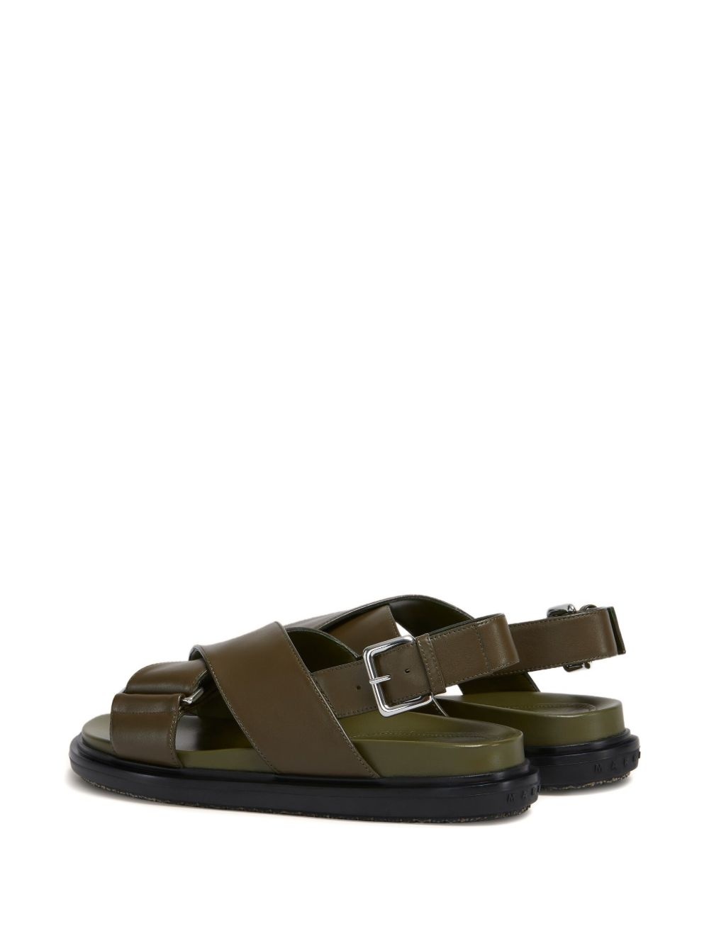 cross-strap flat sandals - 3