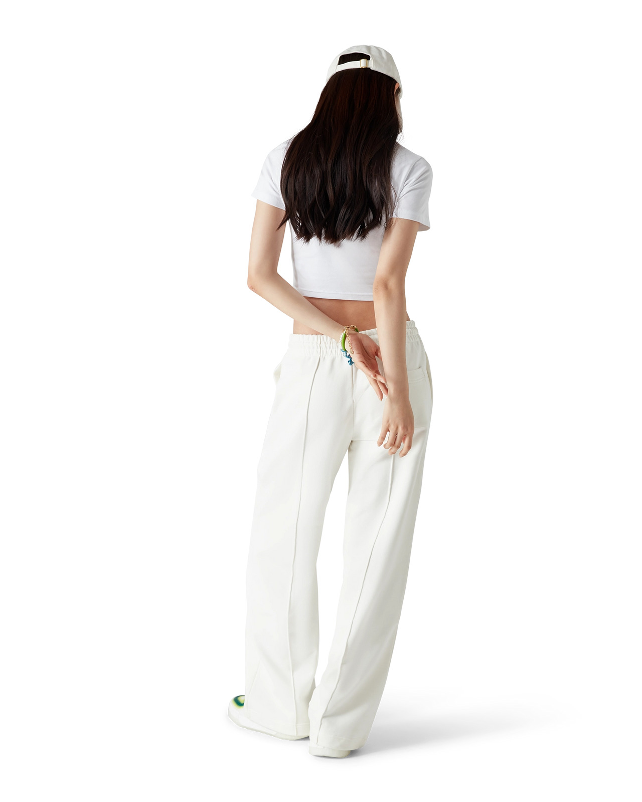 Casa Beach Wave Cropped T-Shirt | Casablanca Paris - 3