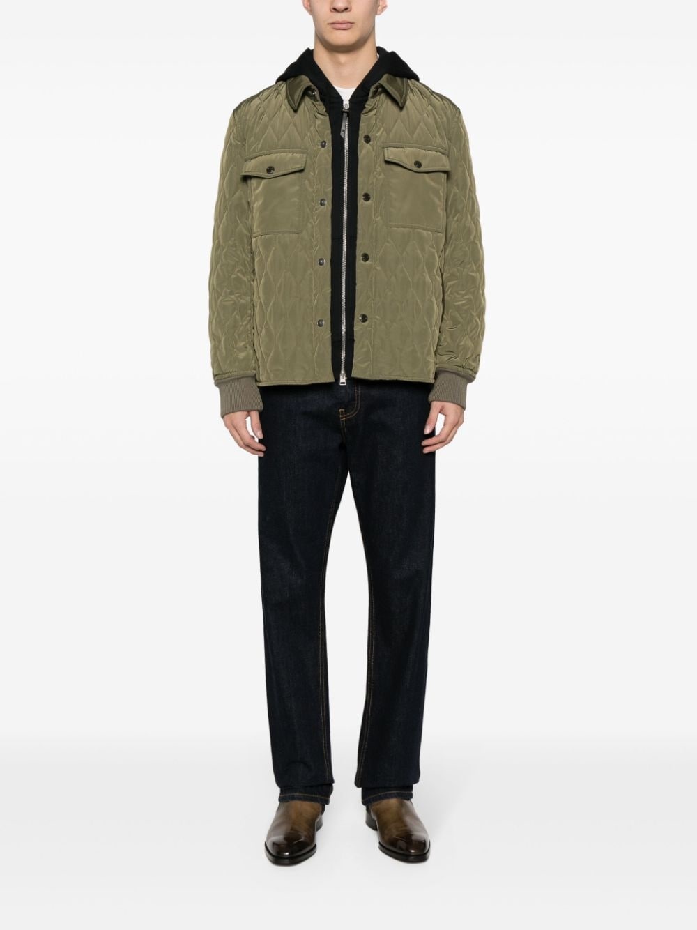 padded quilted jacket - 2