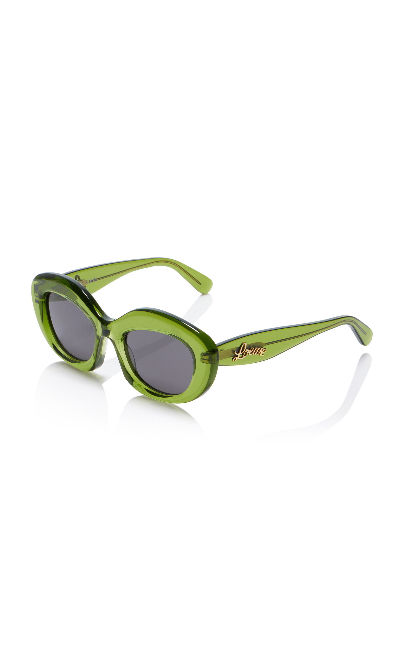 Round-Frame Acetate Sunglasses green - 3