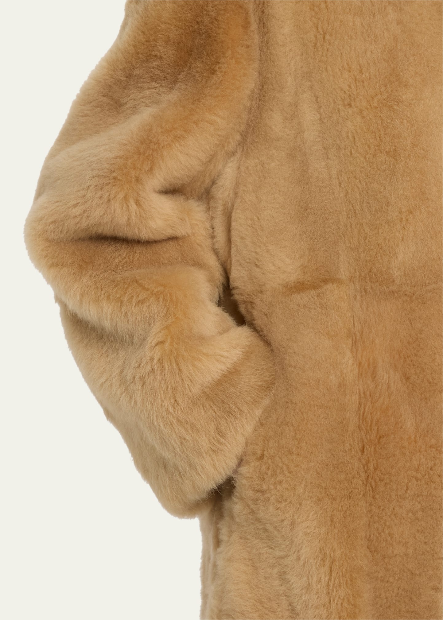 Mid Shearling Coat - 5
