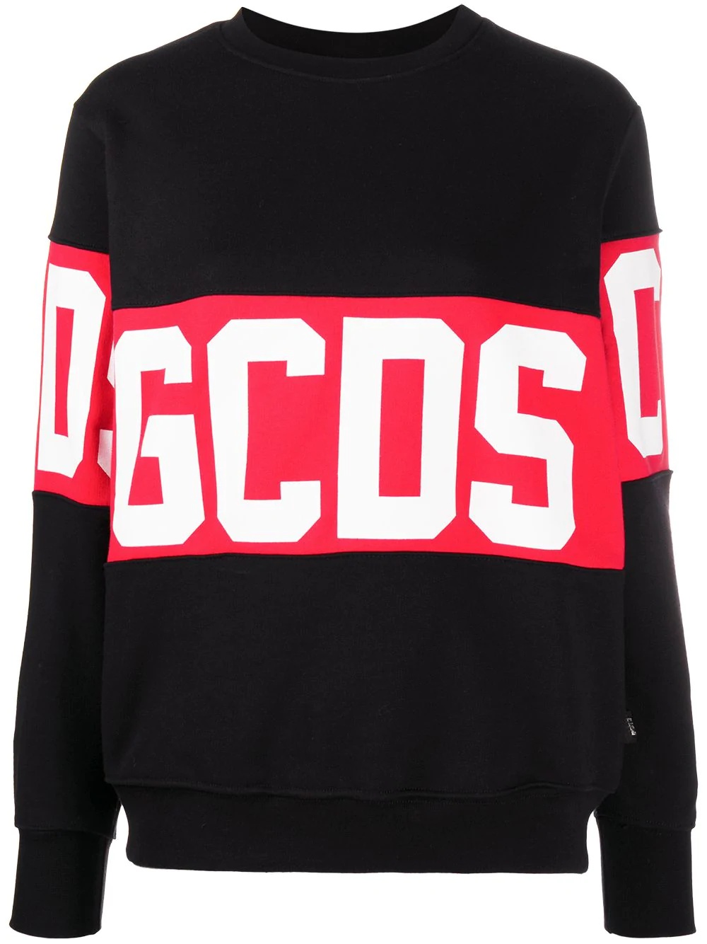 logo print sweatshirt - 1