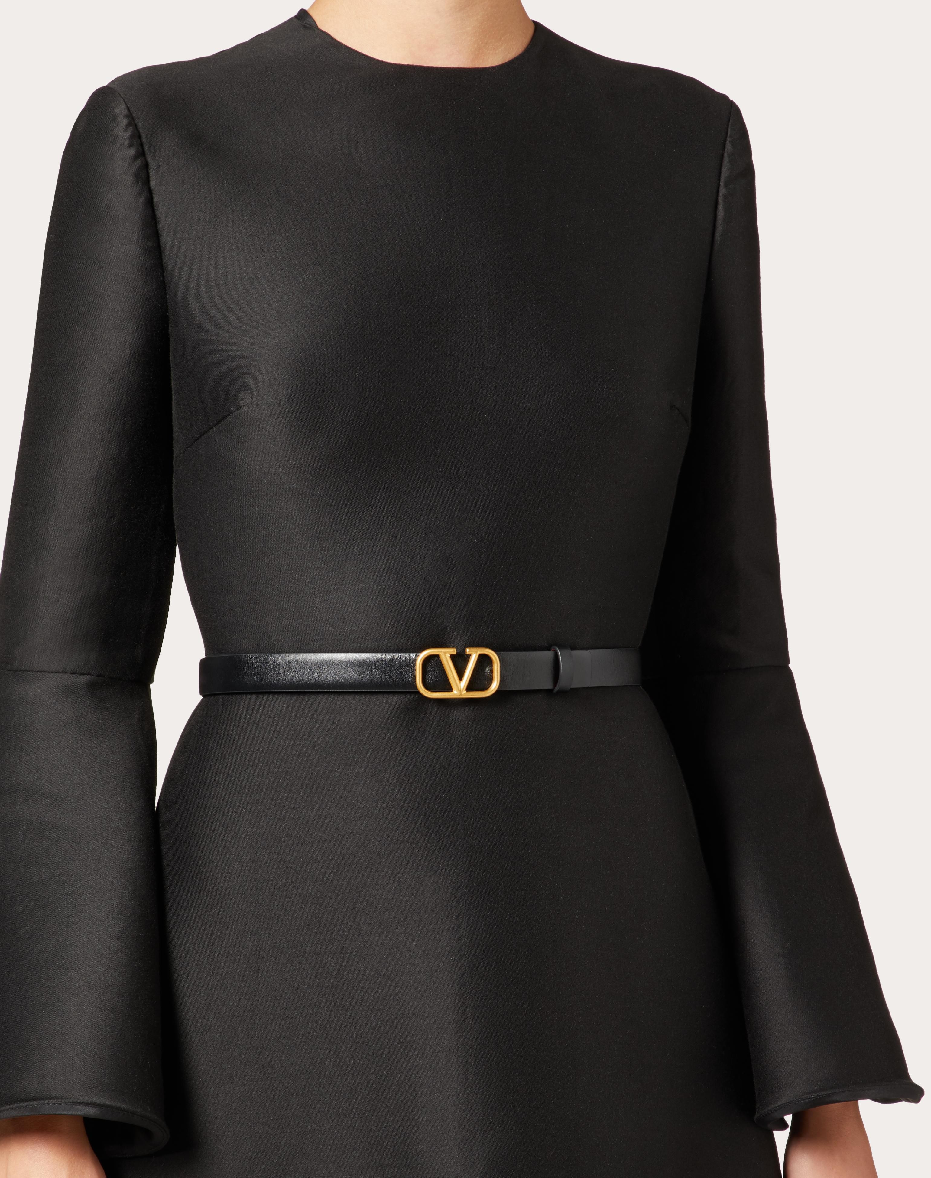 REVERSIBLE VLOGO SIGNATURE BELT IN GLOSSY CALFSKIN 20 MM - 5