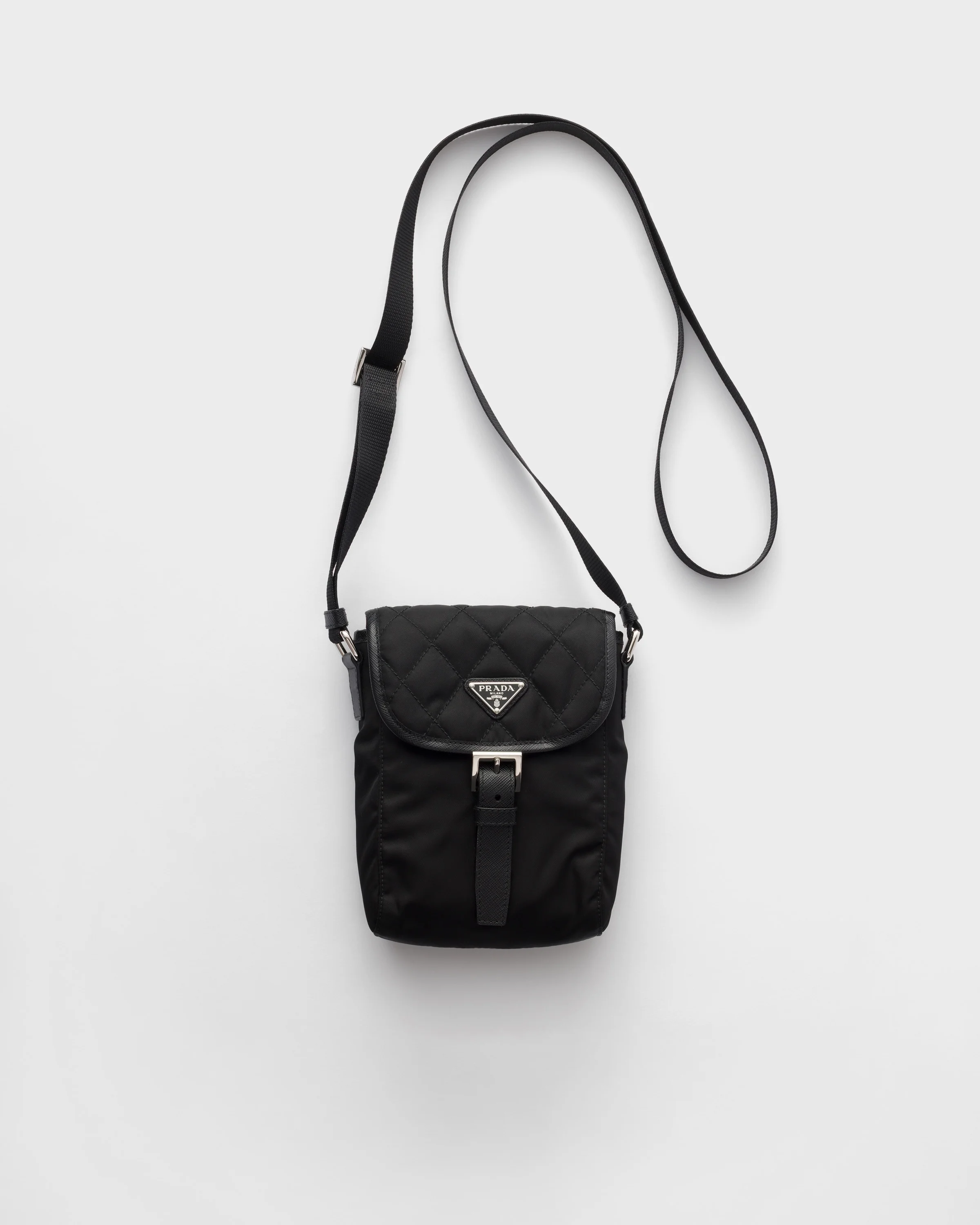 Re-Nylon and Saffiano leather smartphone case - 1