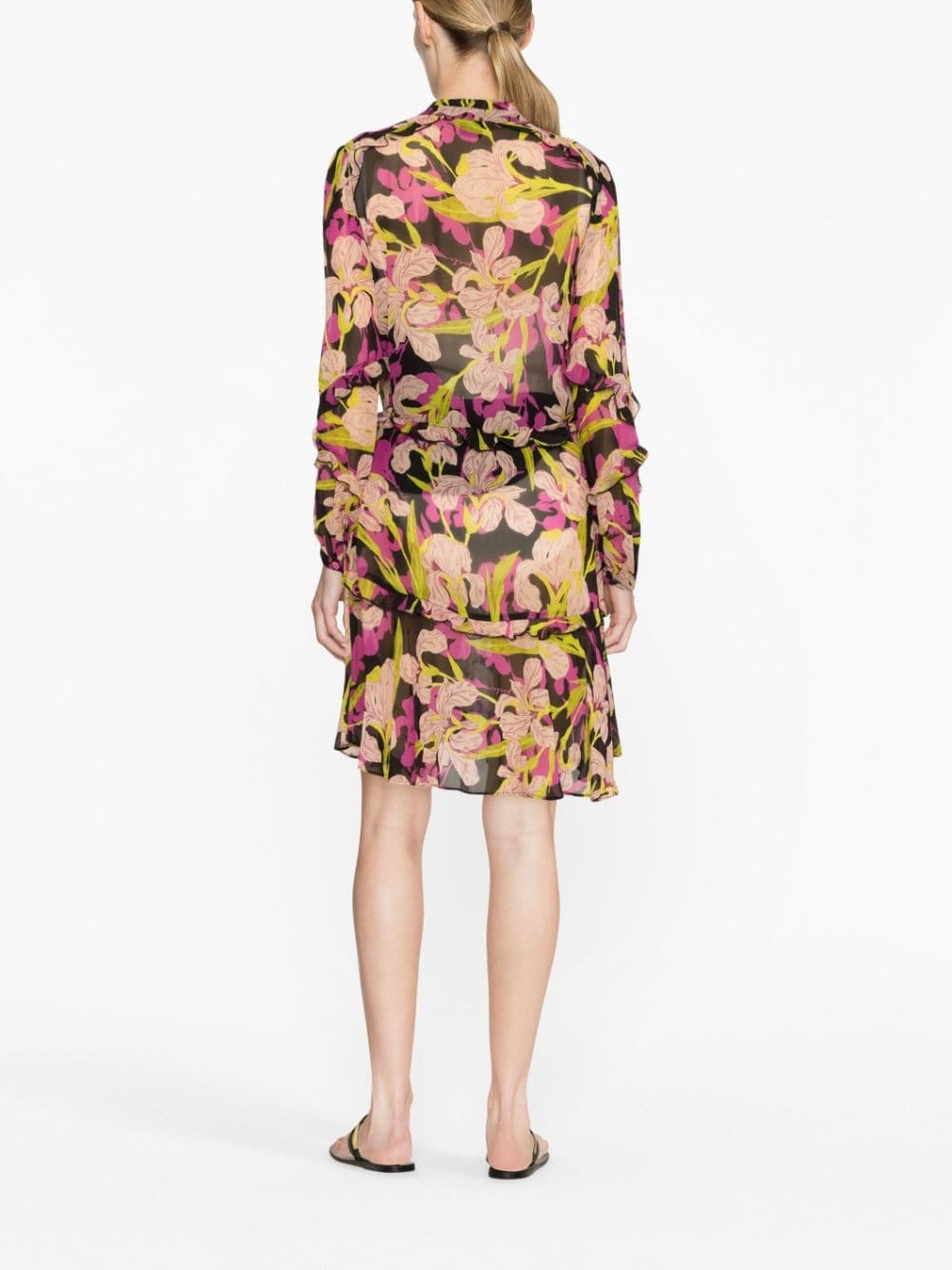 Piccadilly floral-print ruffled minidress - 3