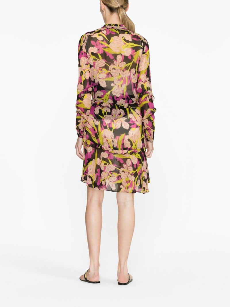 Piccadilly floral-print ruffled minidress 3