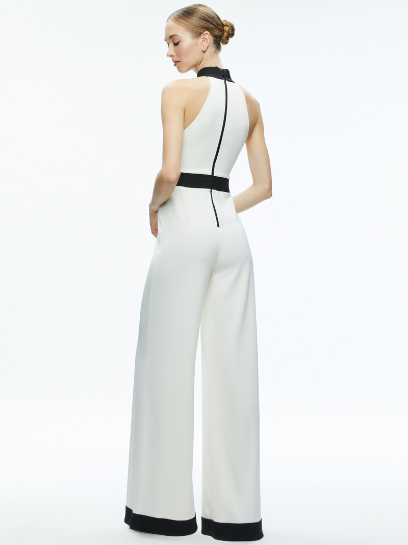 CATALINE HIGH NECK WIDE LEG JUMPSUIT 3