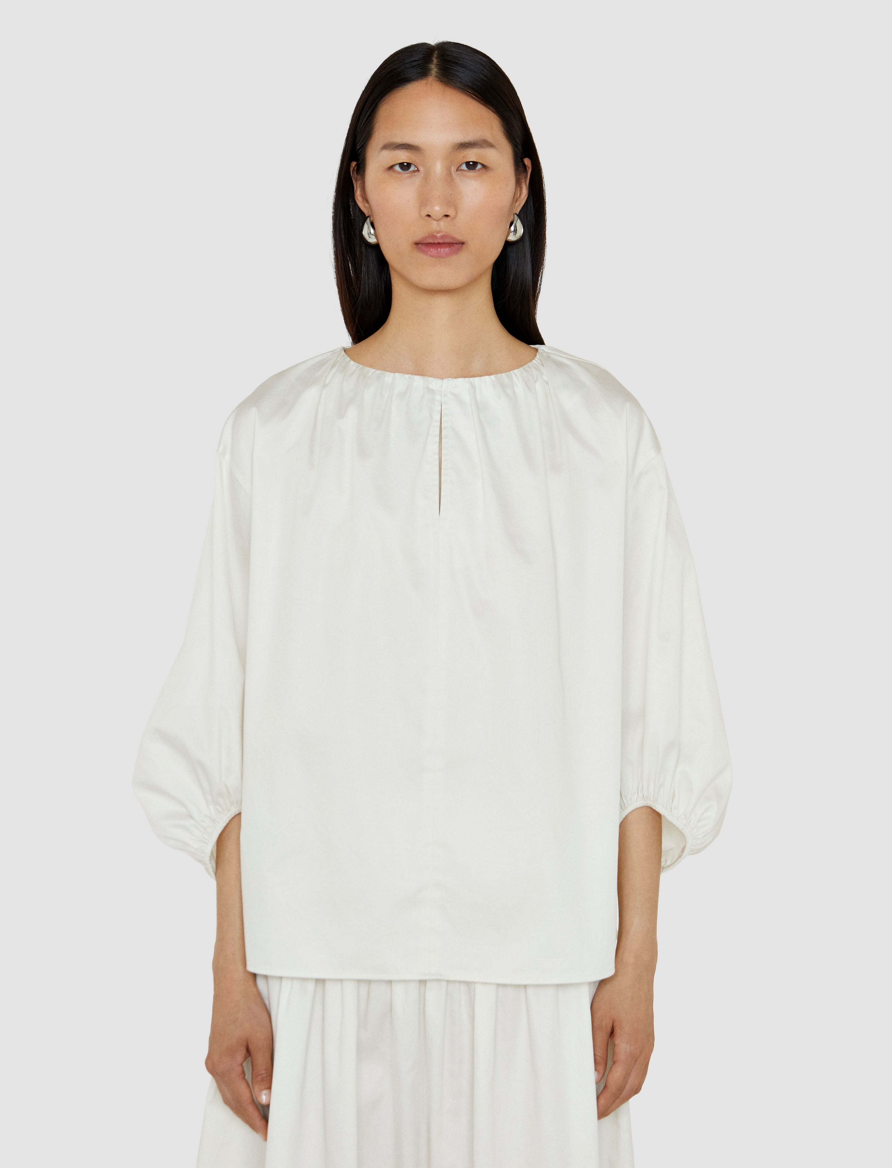 Godin Cotton Sateen Blouse - 3