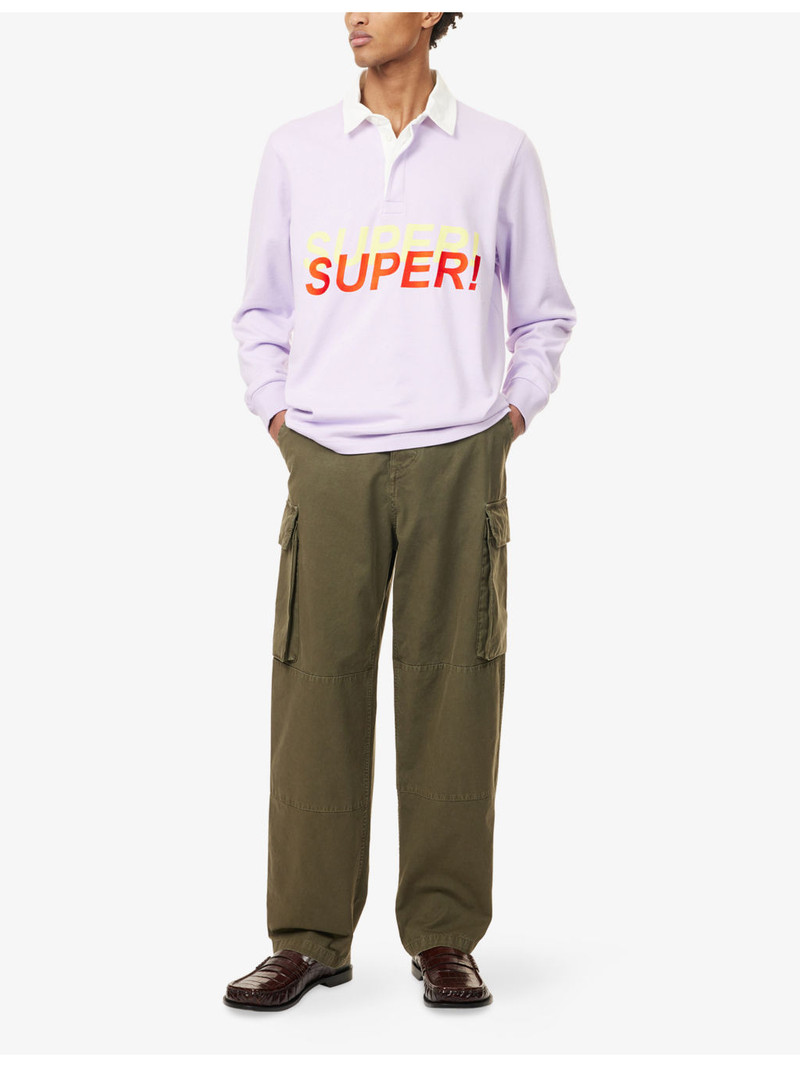 JW Anderson Wide-Leg Cargo Cotton Trousers outlook