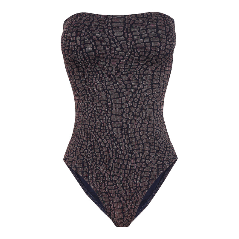 Women Shimmer Bustier One-Piece Swimsuit Modore 5