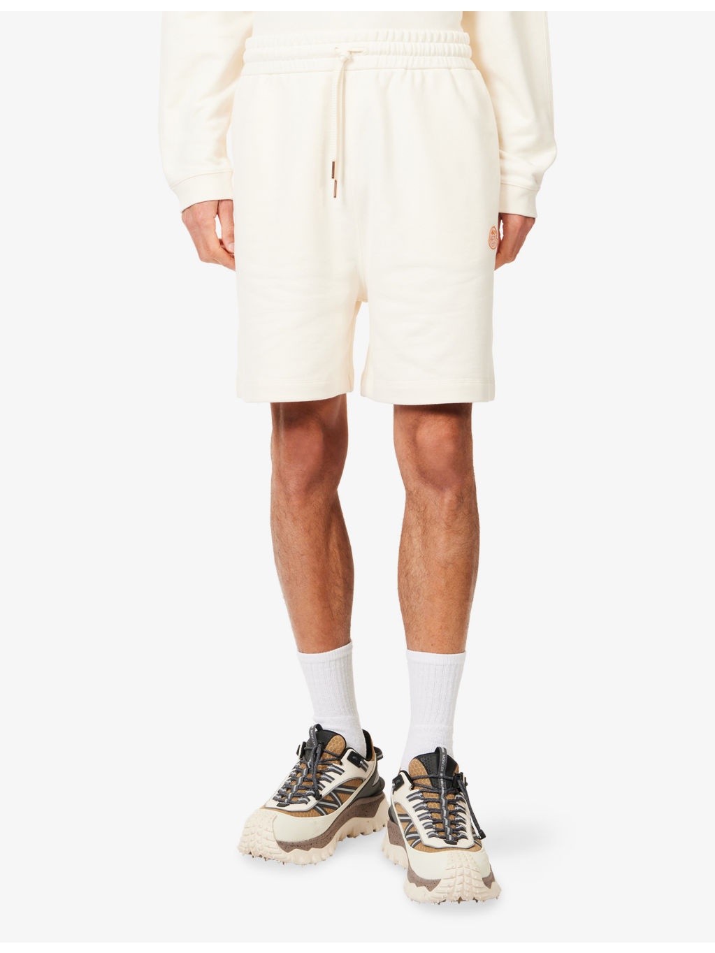 Moncler x Gilga Farm By Donald Glover Logo-Patch Relaxed-Fit Cotton-Jersey Shorts - 3