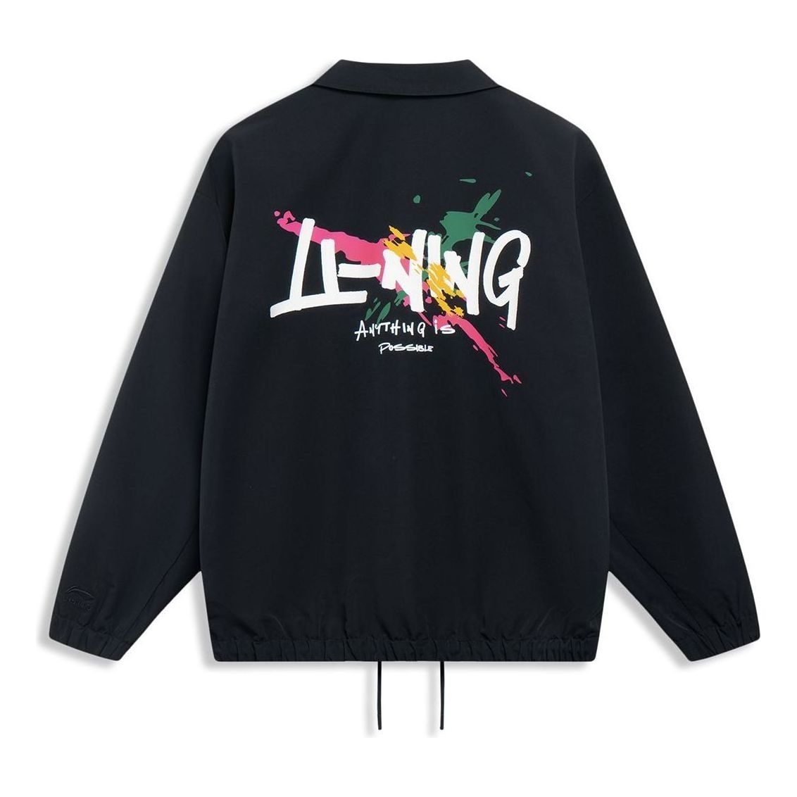 Li-Ning Graphic Coach Jacket 'Black' AJDT499-1 - 2