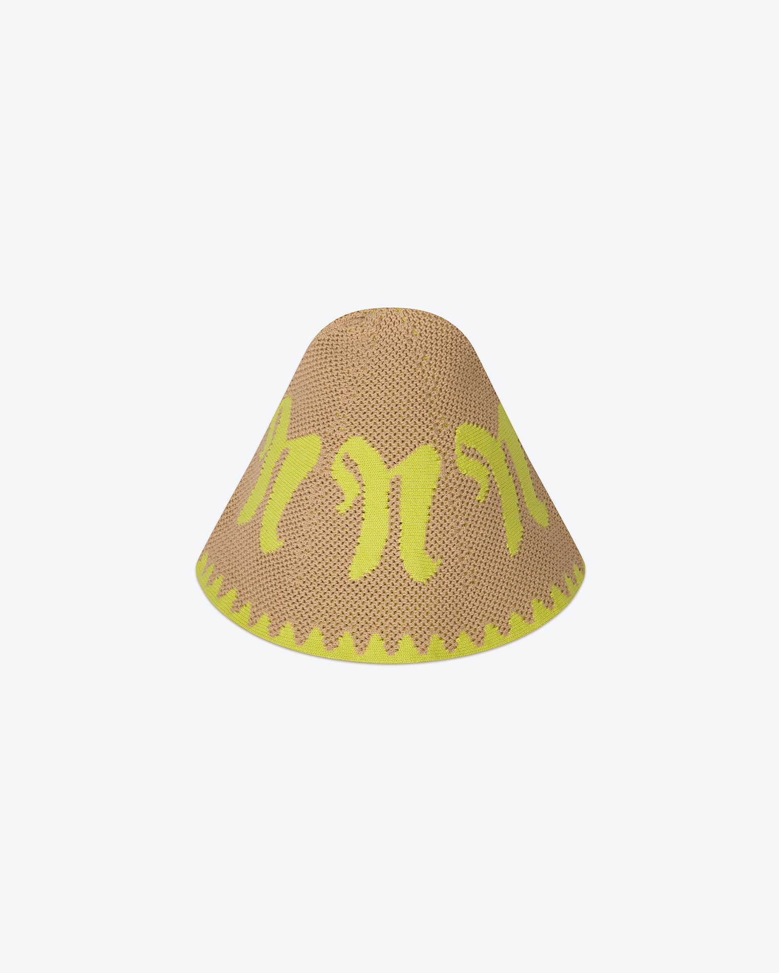 PAMMY - Cotton-crochet hat - Creme/ yellow - 1
