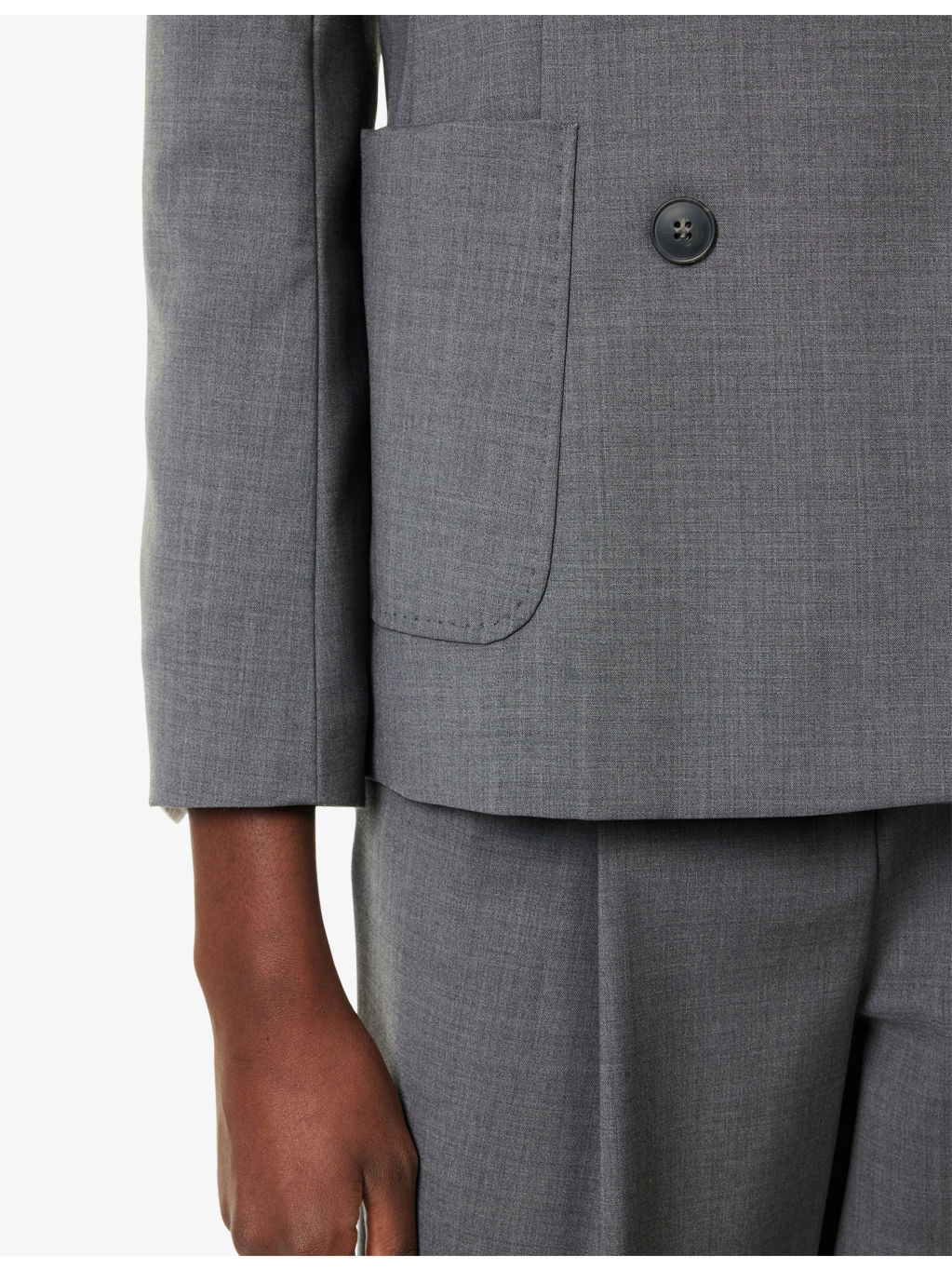 Ornati Double-Breasted Wool Blazer - 6